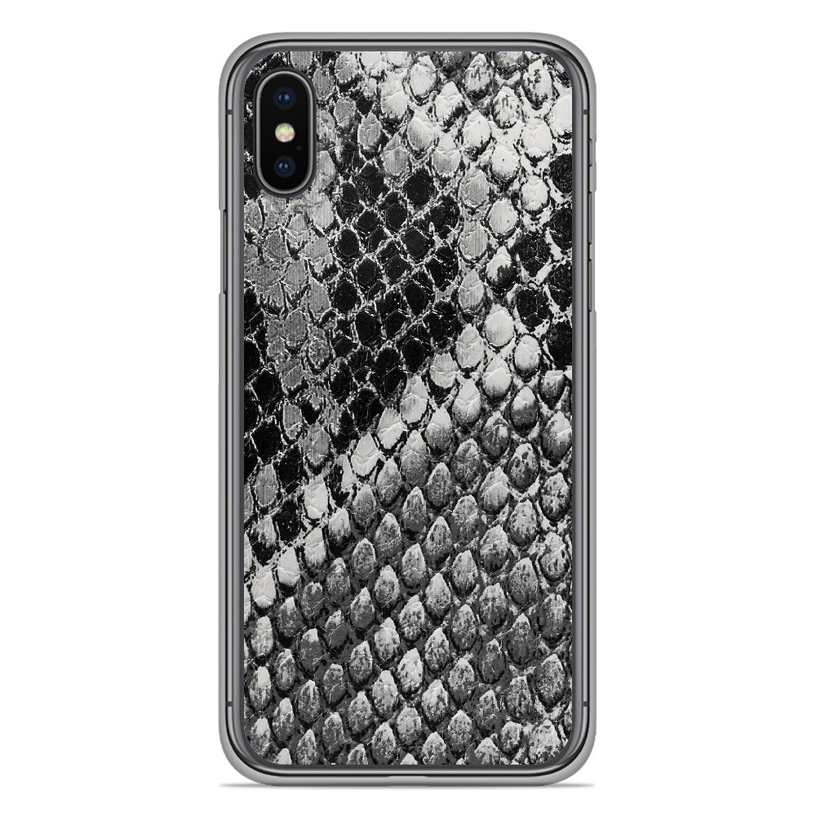 1001 Coques Coque silicone gel Apple iPhone XS Max motif Texture Python - Coque telephone 1001Coques