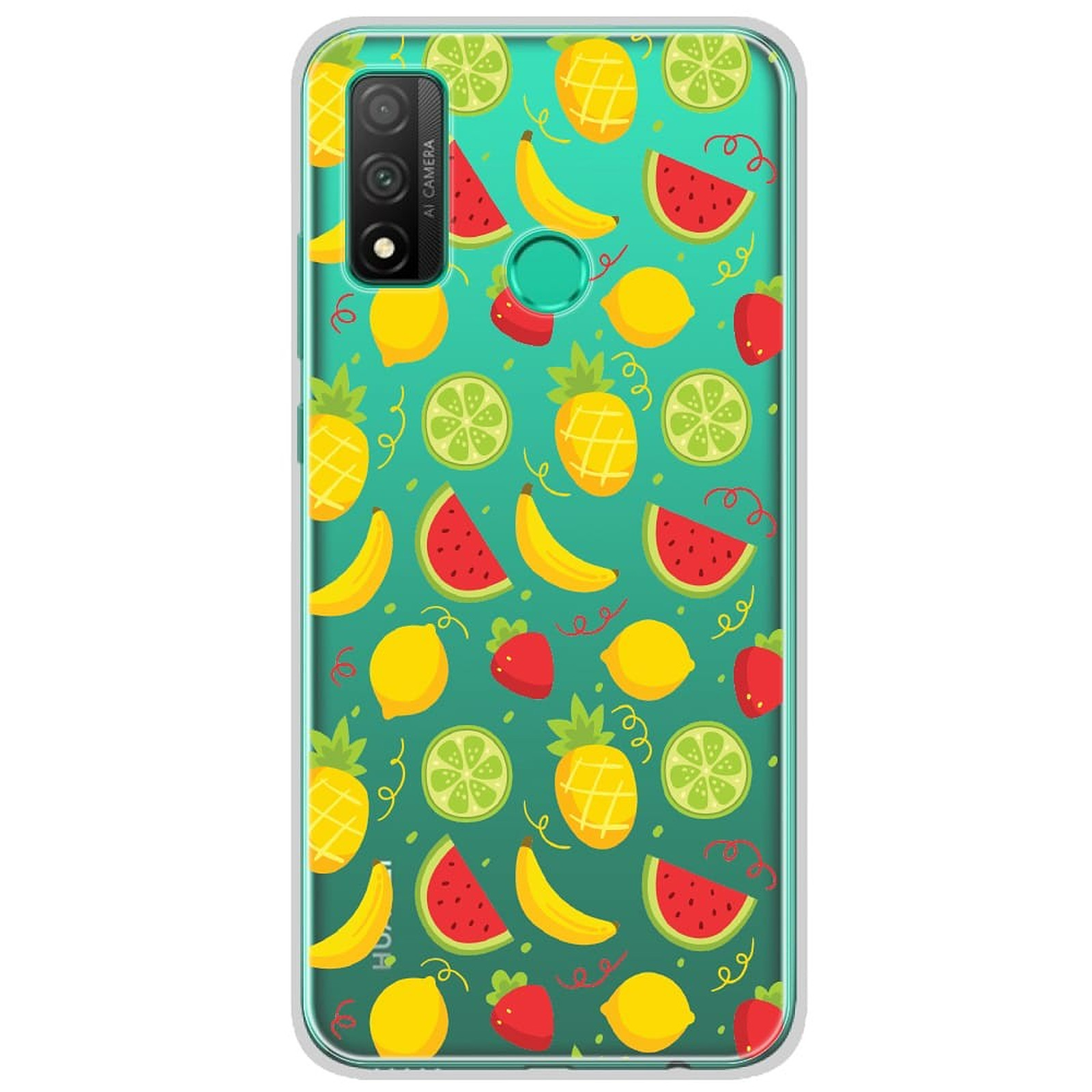1001 Coques Coque silicone gel Huawei P Smart 2020 motif Fruits tropicaux - Coque telephone 1001Coques