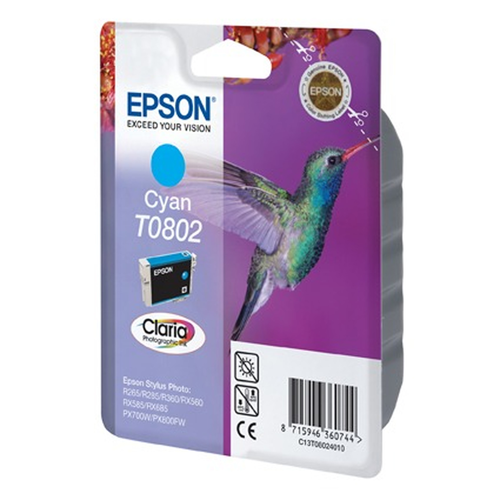 Epson T0802 - Cartouche imprimante Epson