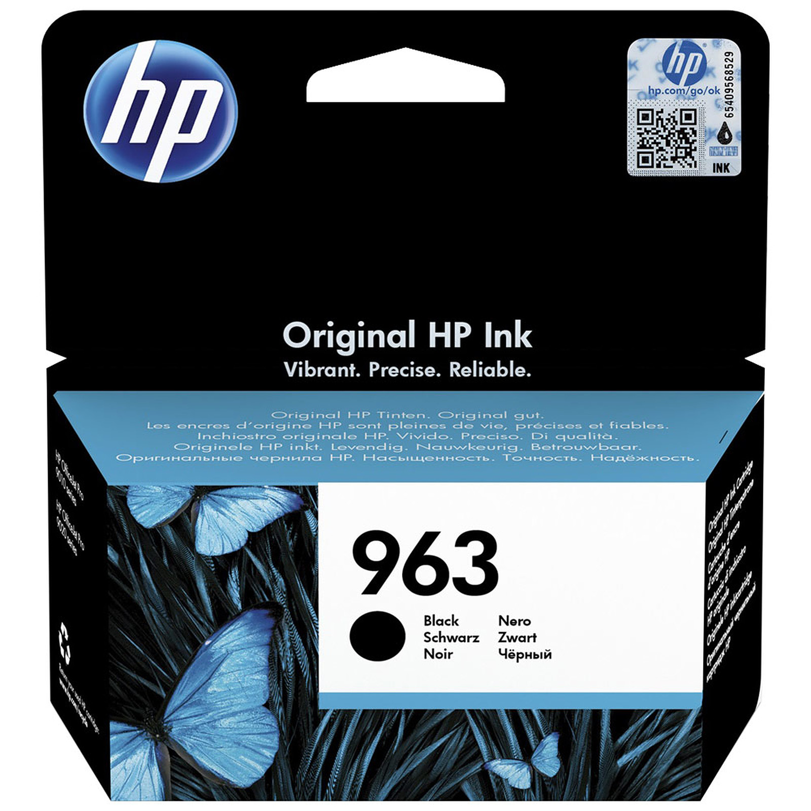 HP 963 (3JA26AE) - Noir - Cartouche imprimante HP