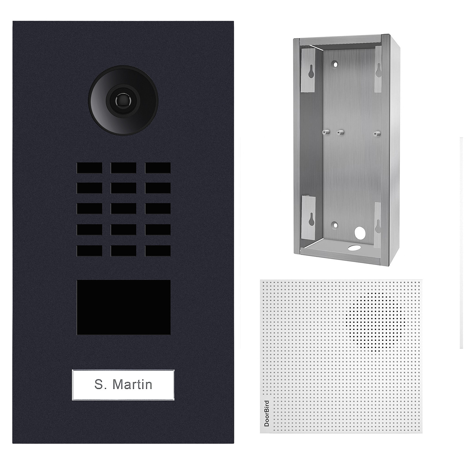 Doorbird Portier video IP avec carillon et support - Interphone connecte DoorBird