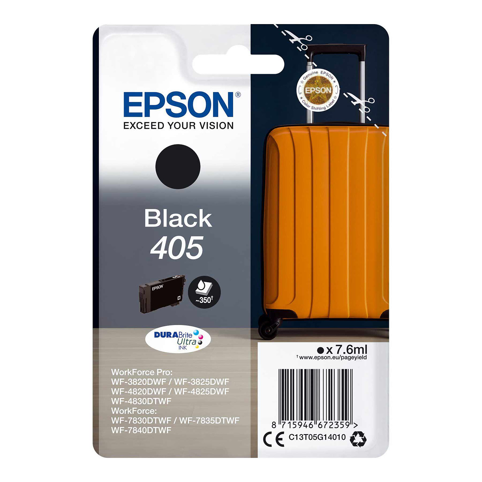 Epson Valise 405 Noir - Cartouche imprimante Epson