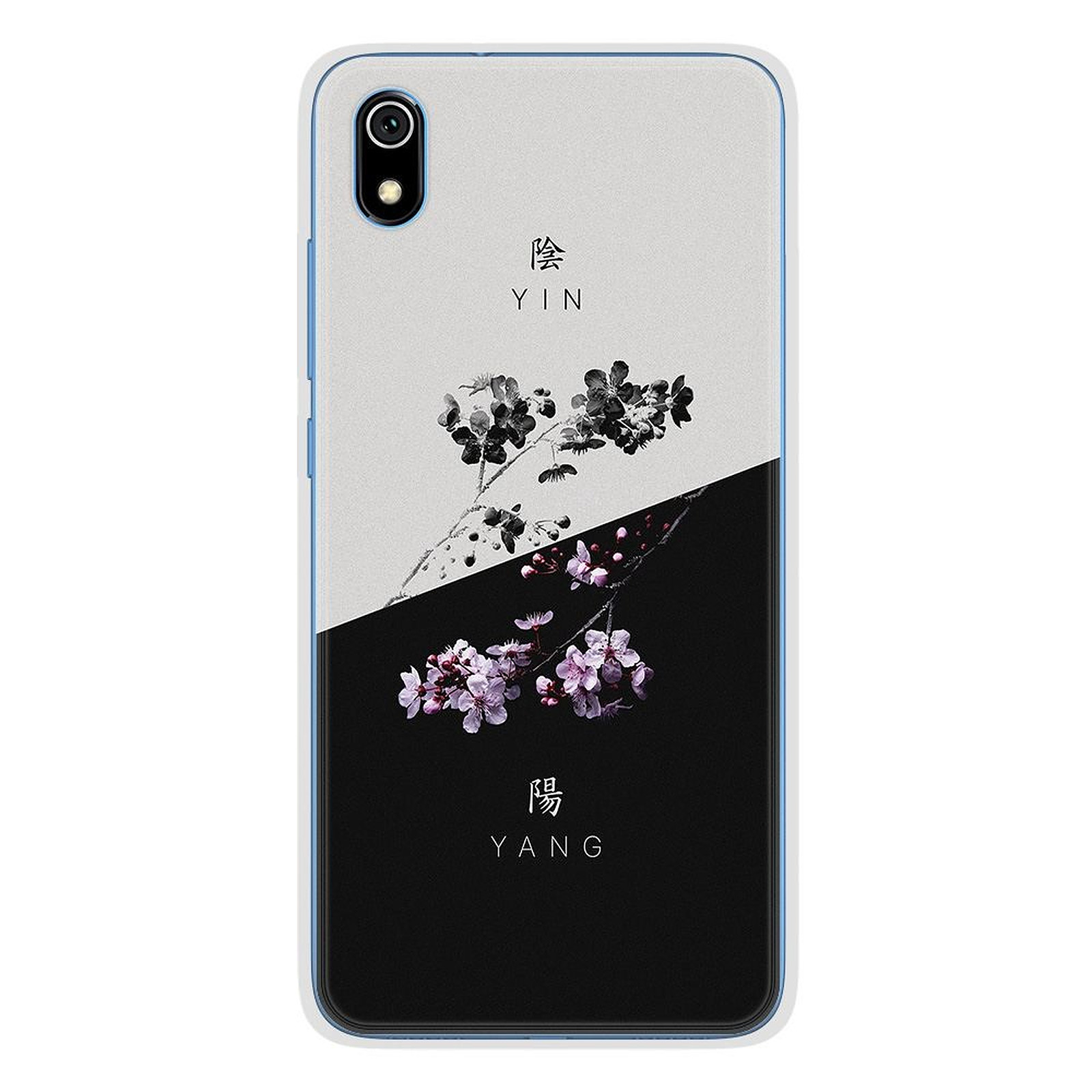 1001 Coques Coque silicone gel Xiaomi Redmi 7A motif Yin et Yang - Coque telephone 1001Coques