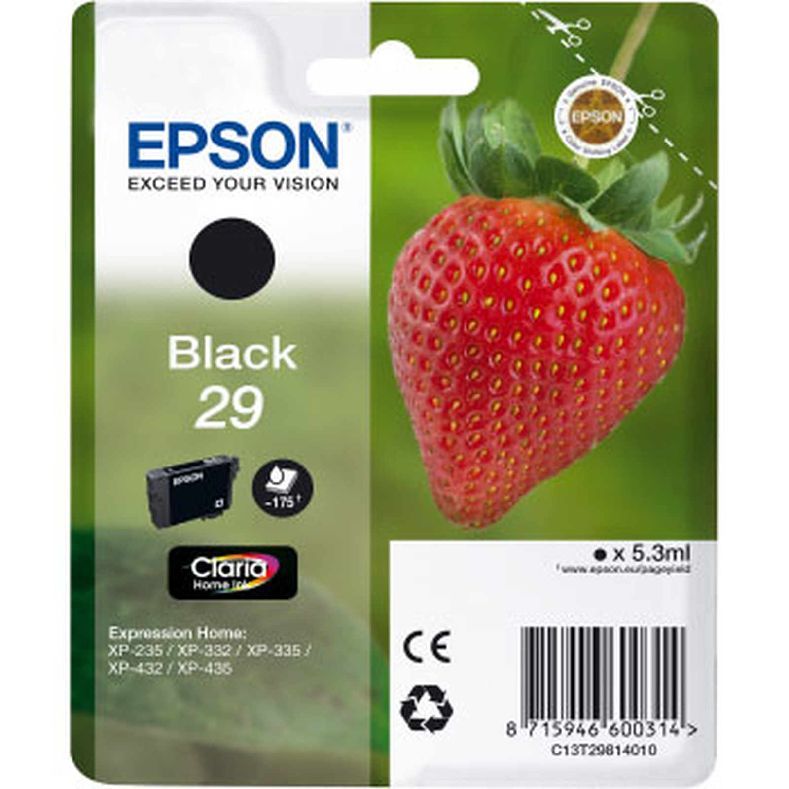 Epson 29 Noir - Cartouche imprimante Epson