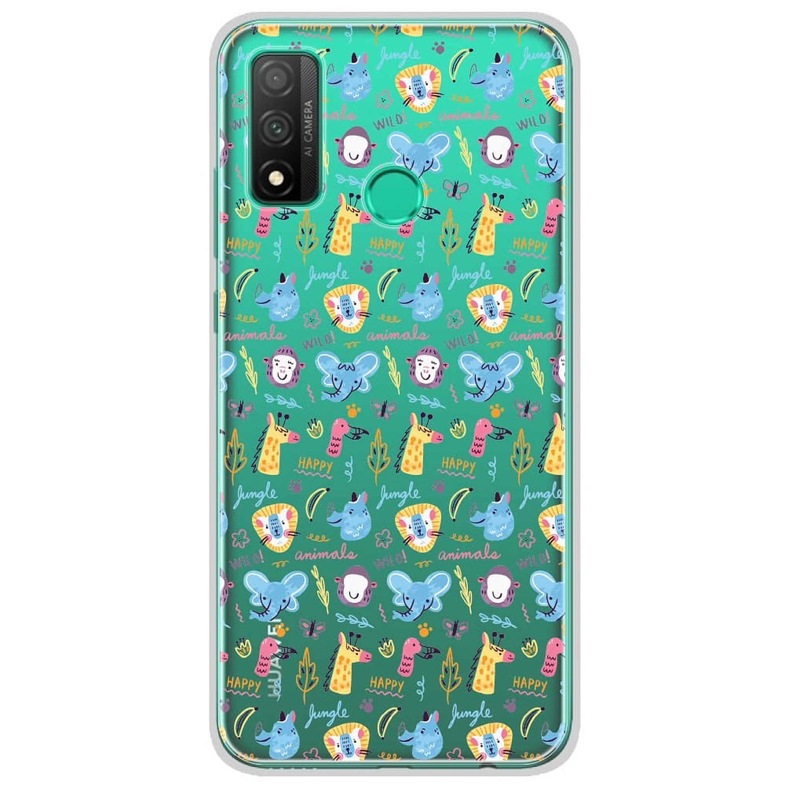 1001 Coques Coque silicone gel Huawei P Smart 2020 motif Happy animals - Coque telephone 1001Coques