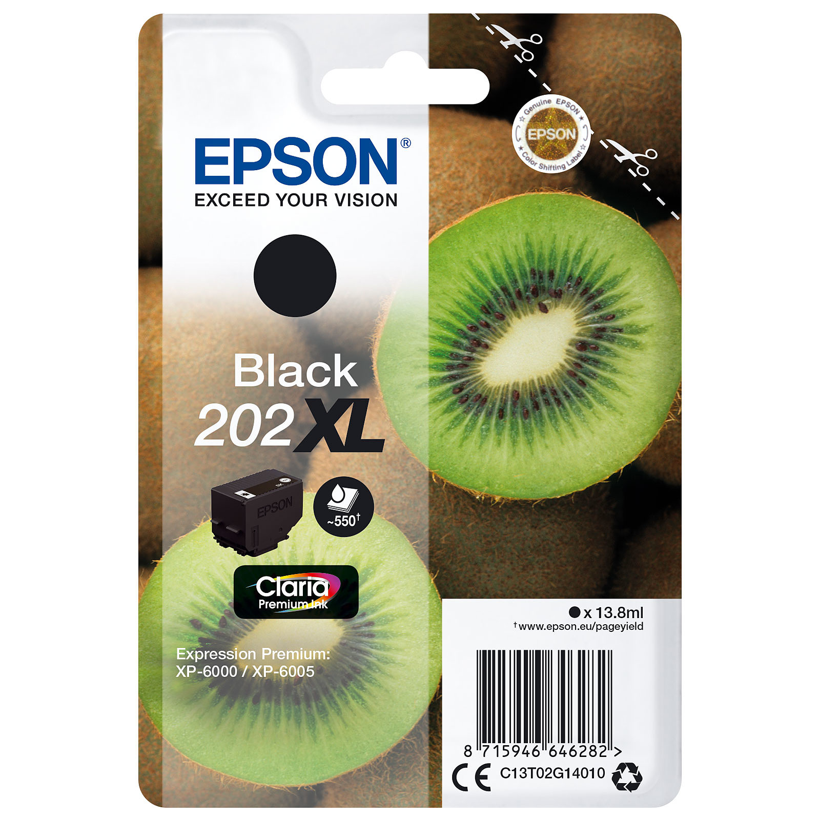 Epson Kiwi Noir 202XL - Cartouche imprimante Epson