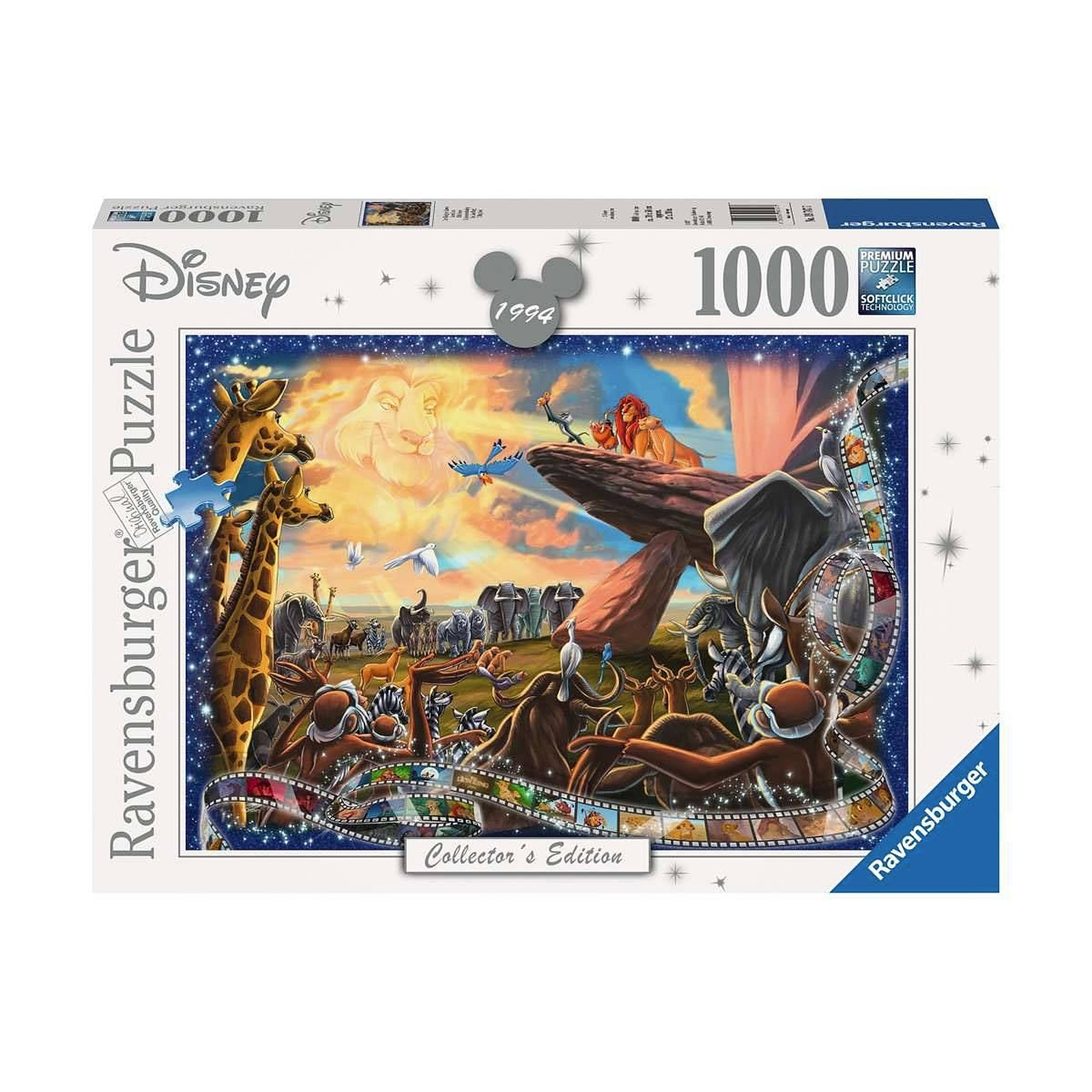 Disney - Puzzle Le Roi lion Collector's Edition (1000 pièces) - Puzzle Ravensburger