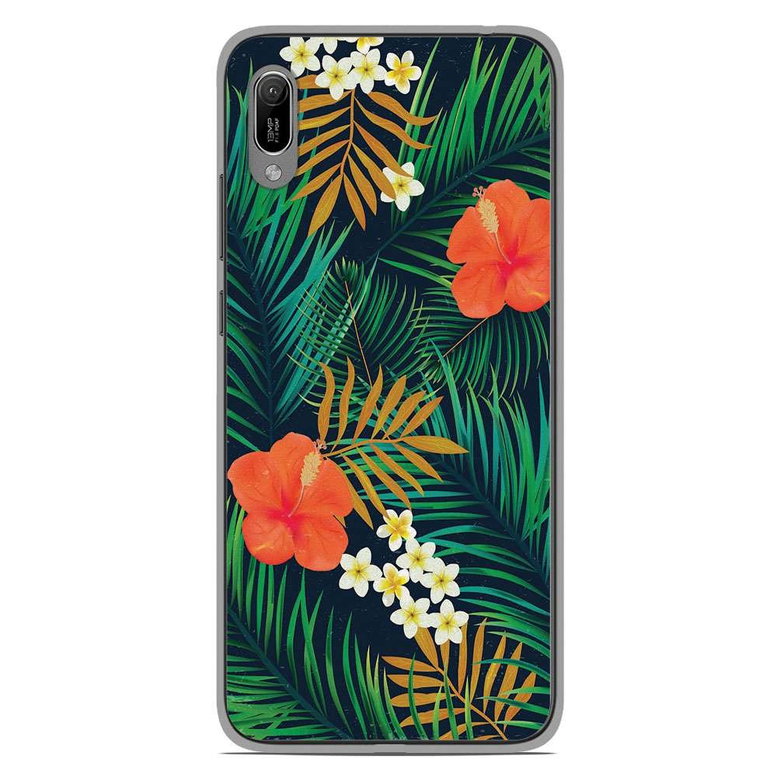 1001 Coques Coque silicone gel Huawei Y6 2019 motif Tropical - Coque telephone 1001Coques