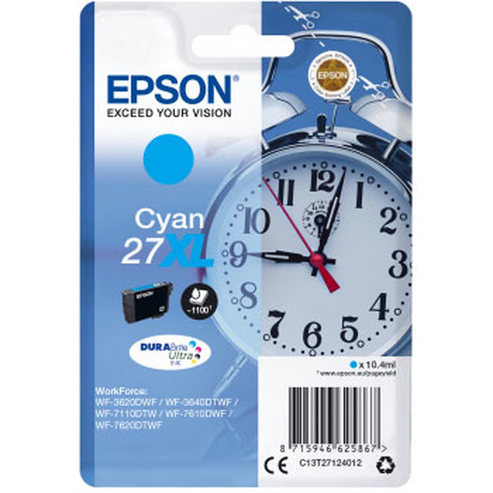 Epson Reveil 27XL Cyan - Cartouche imprimante Epson