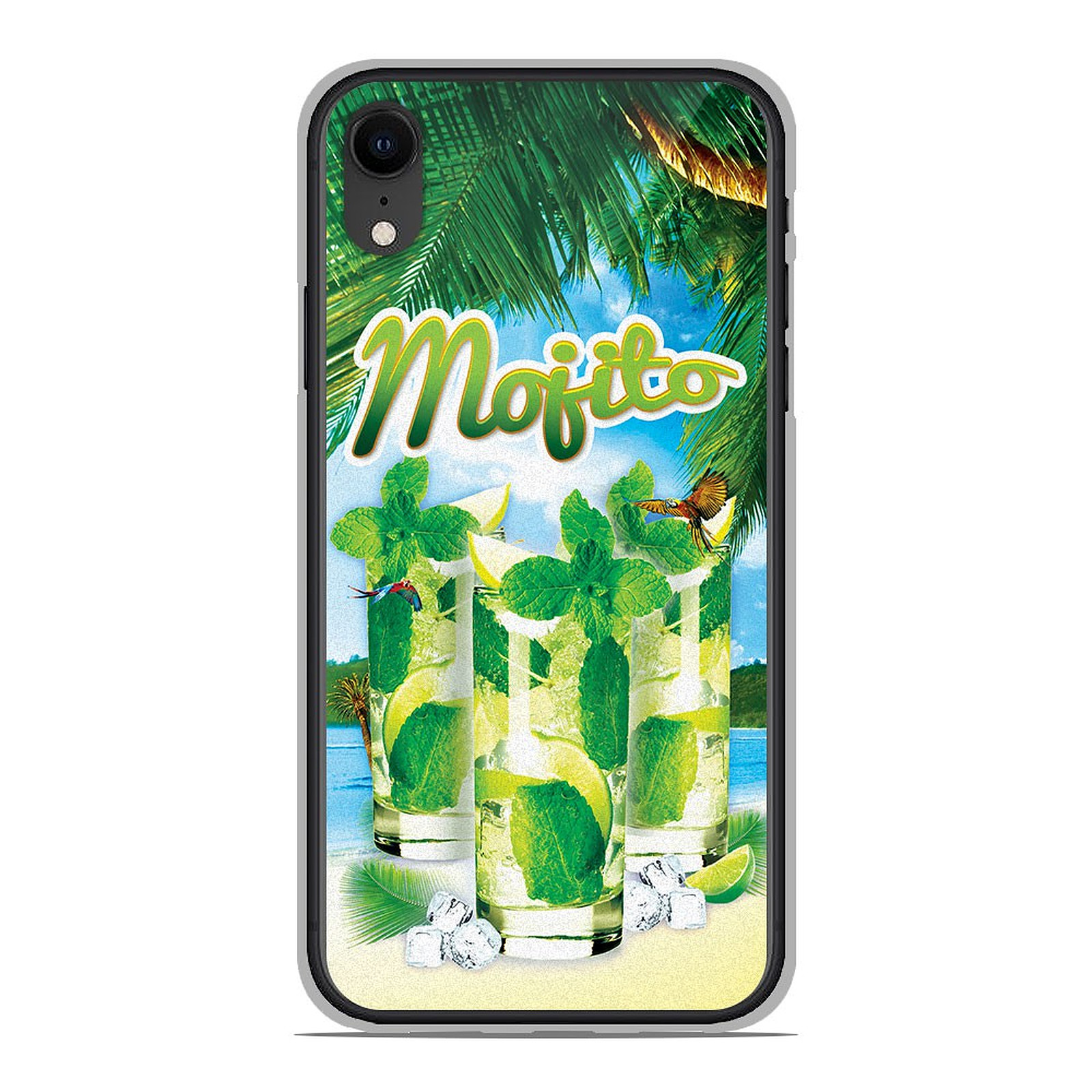 1001 Coques Coque silicone gel Apple iPhone XR motif Mojito Plage - Coque telephone 1001Coques