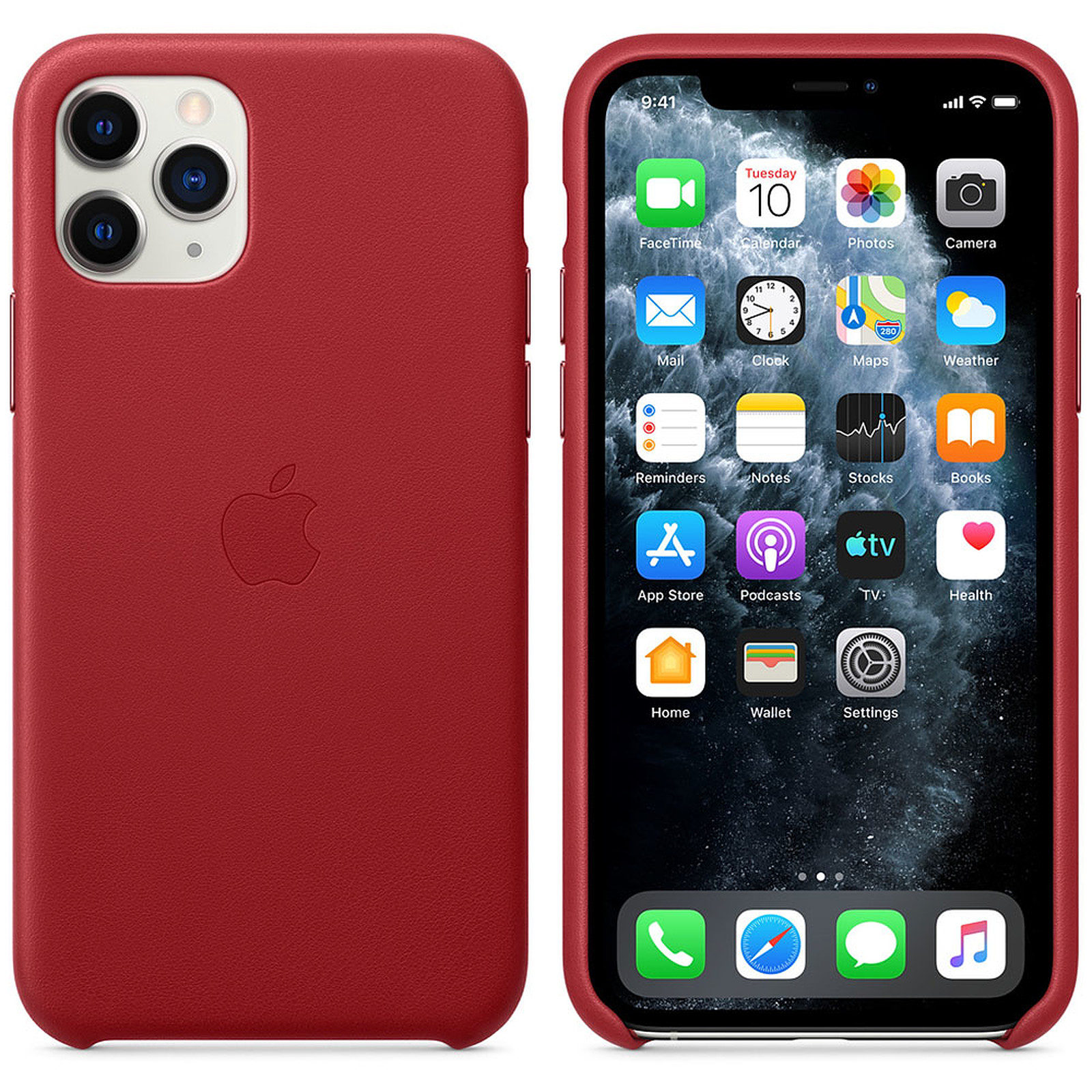 Apple Coque en cuir (PRODUCT)RED Apple iPhone 11 Pro - Coque telephone Apple