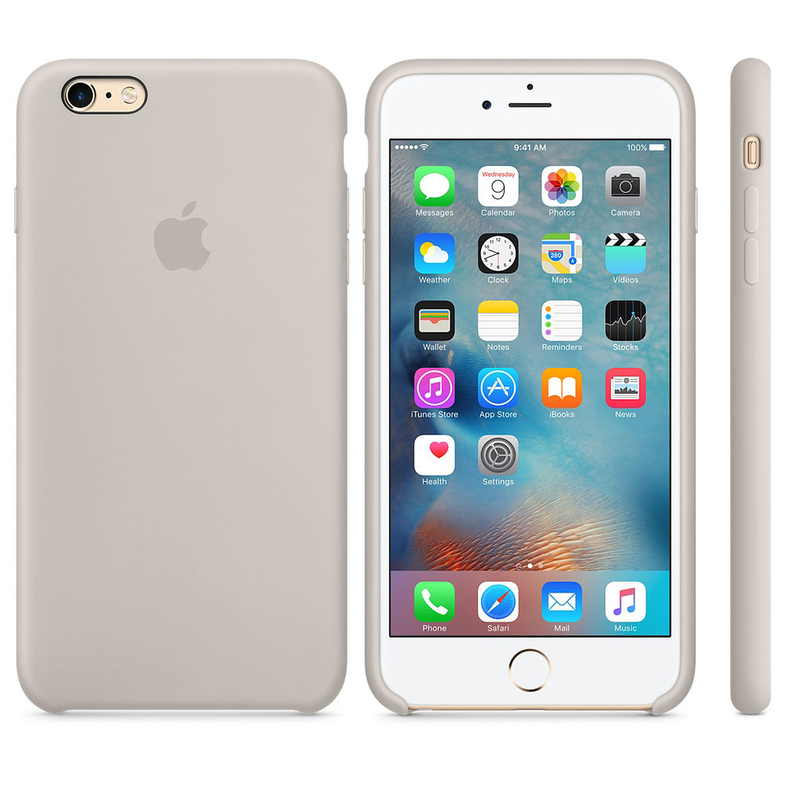 Apple Coque en silicone Sable Apple iPhone 6s Plus - Coque telephone Apple