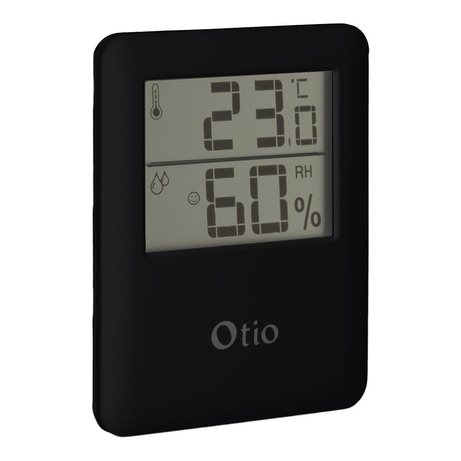 Otio-Thermomètre / Hygromètre interieur magnetique - Noir - Otio - Station Meteo Otio