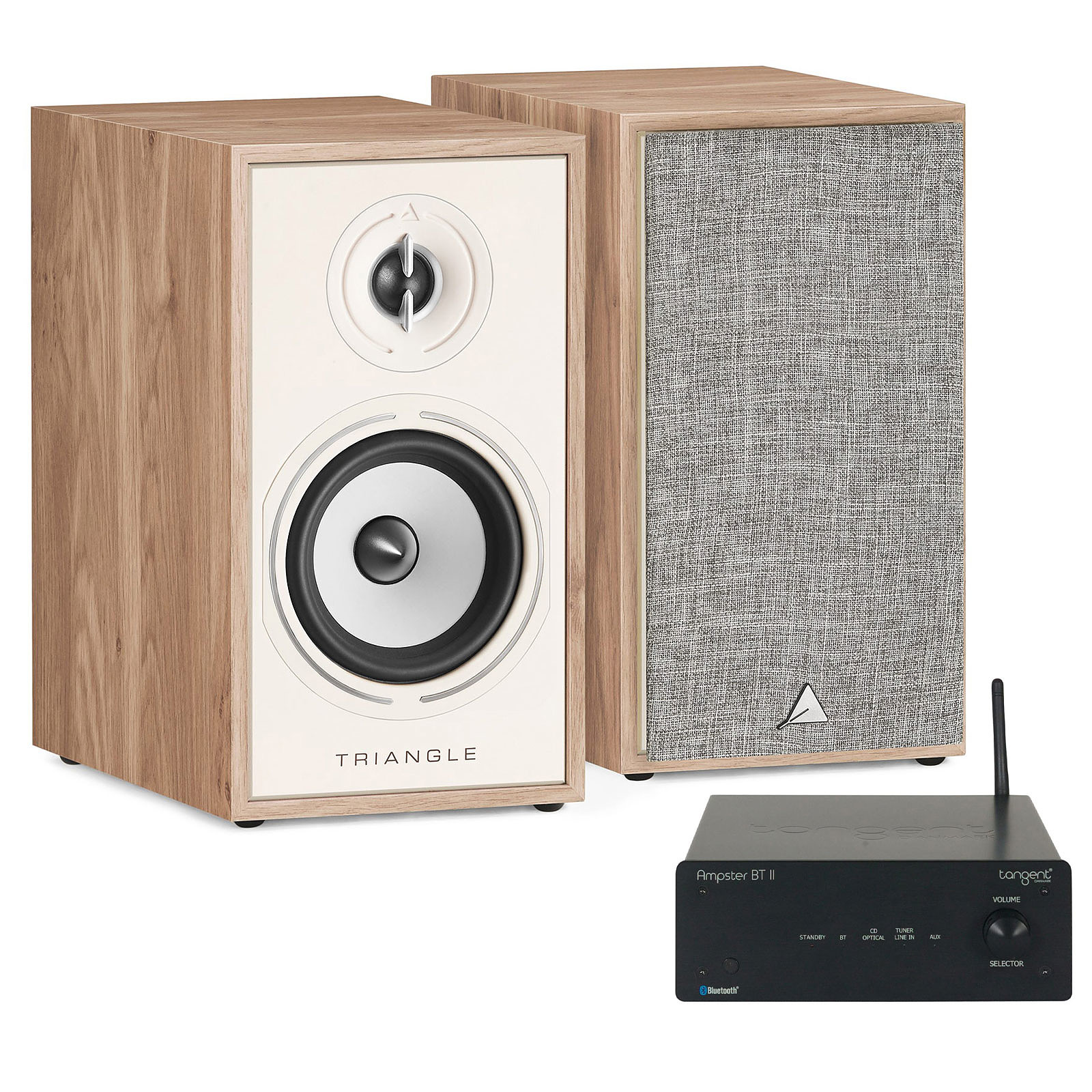 Tangent Ampster BT II + Triangle Borea BR02 Chene Clair - Chaine Hifi Tangent