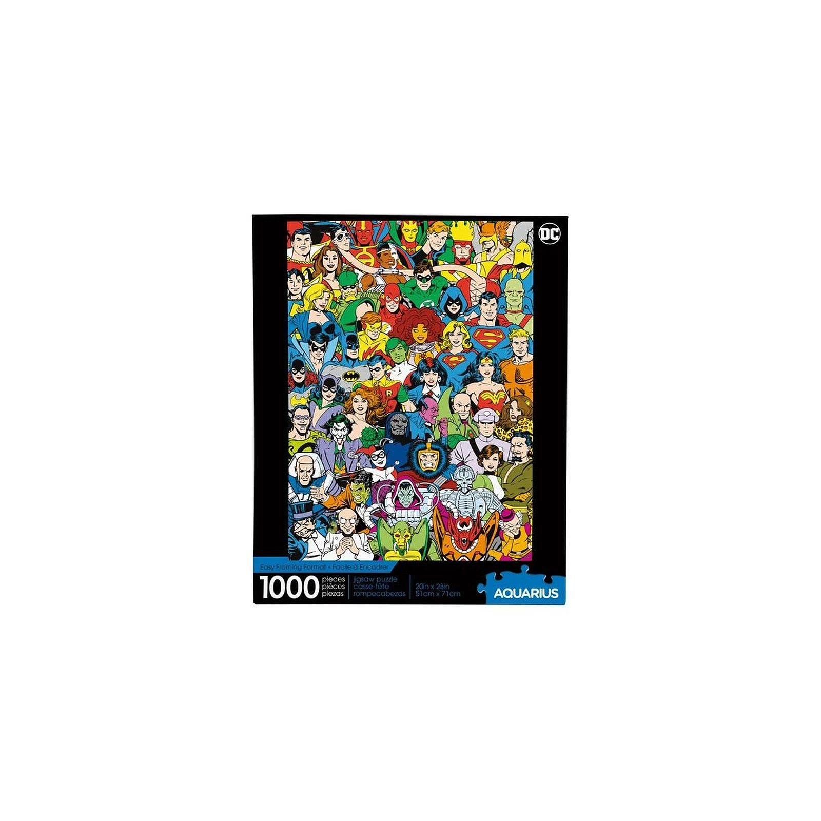 DC Comics - Puzzle Retro Cast (1000 pièces) - Puzzle DIVERS
