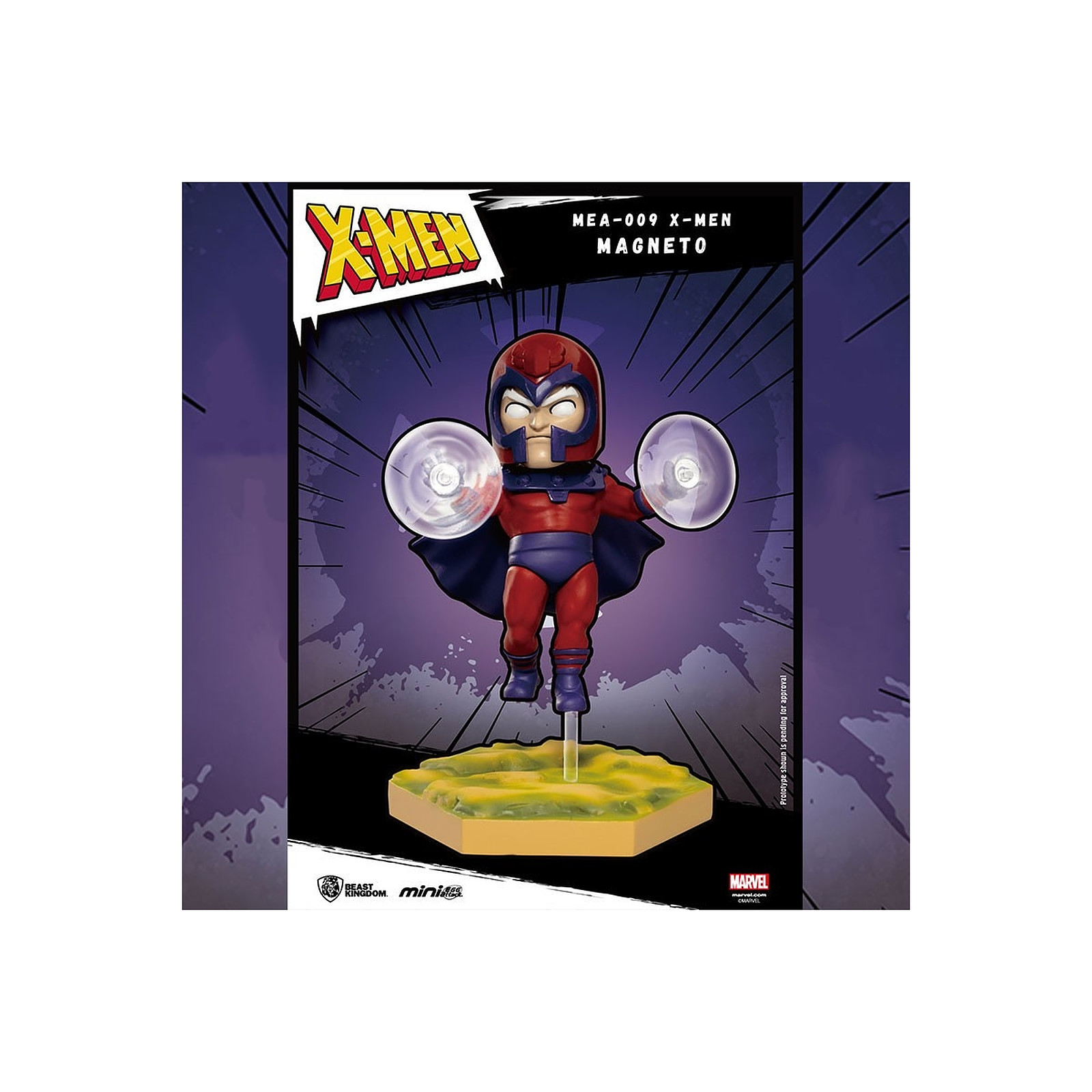 Marvel - Figurine Mini Egg Attack X-Men Magneto Window box - Figurines Beast Kingdom Toys