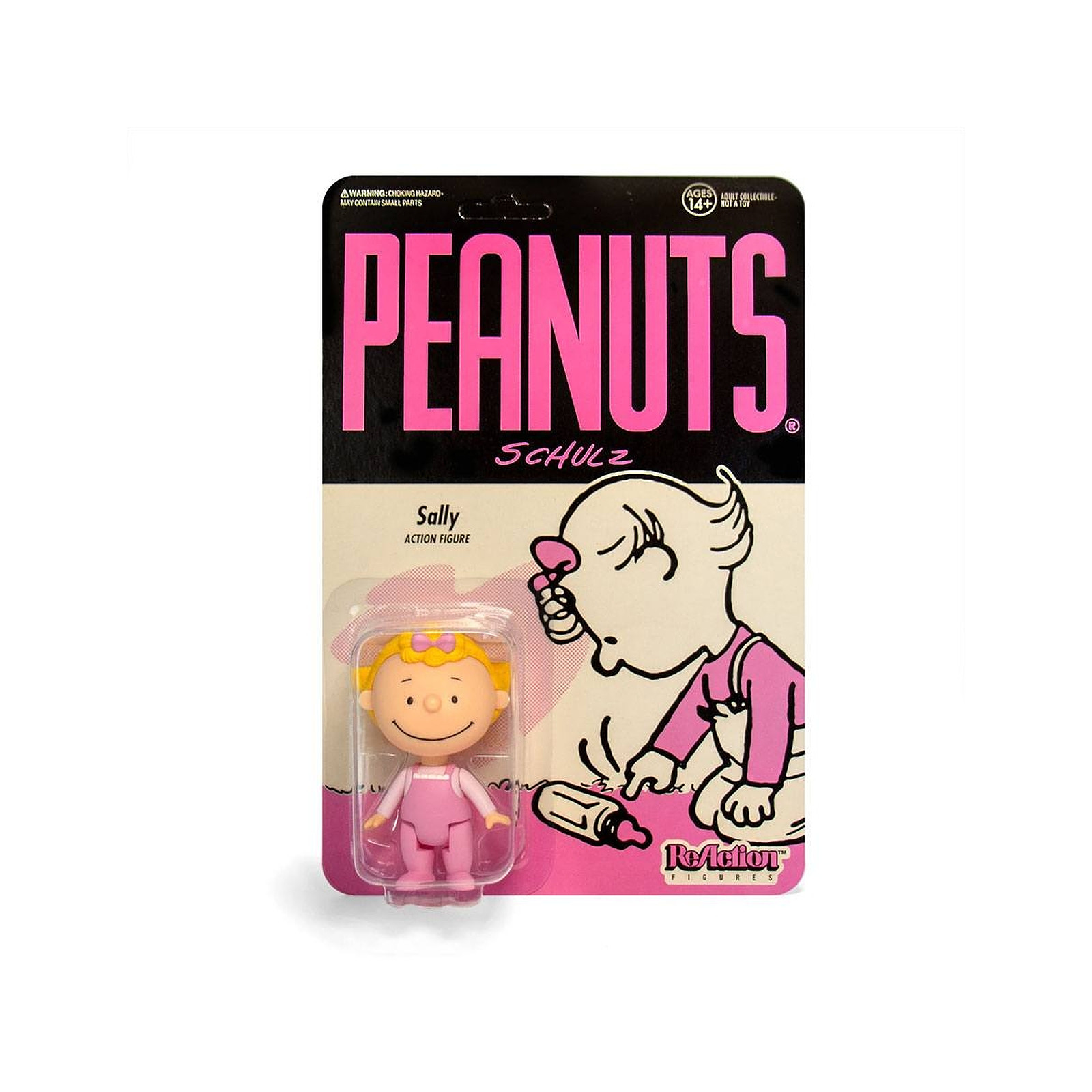 Snoopy - Figurine ReAction PJ Sally 10 cm - Figurines Super7