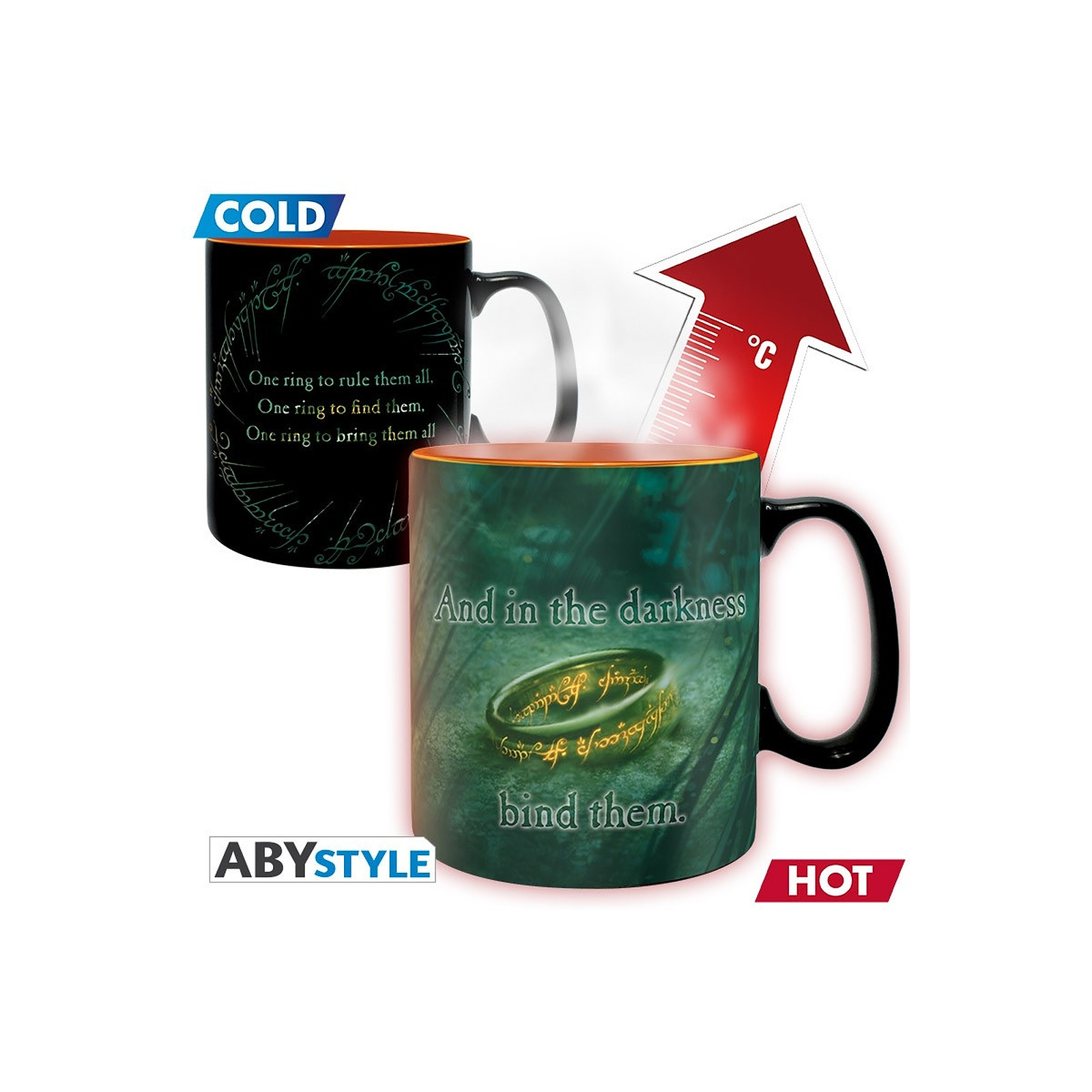 Le Seigneur des anneaux - Mug Heat Change Sauron - Mugs Abystyle