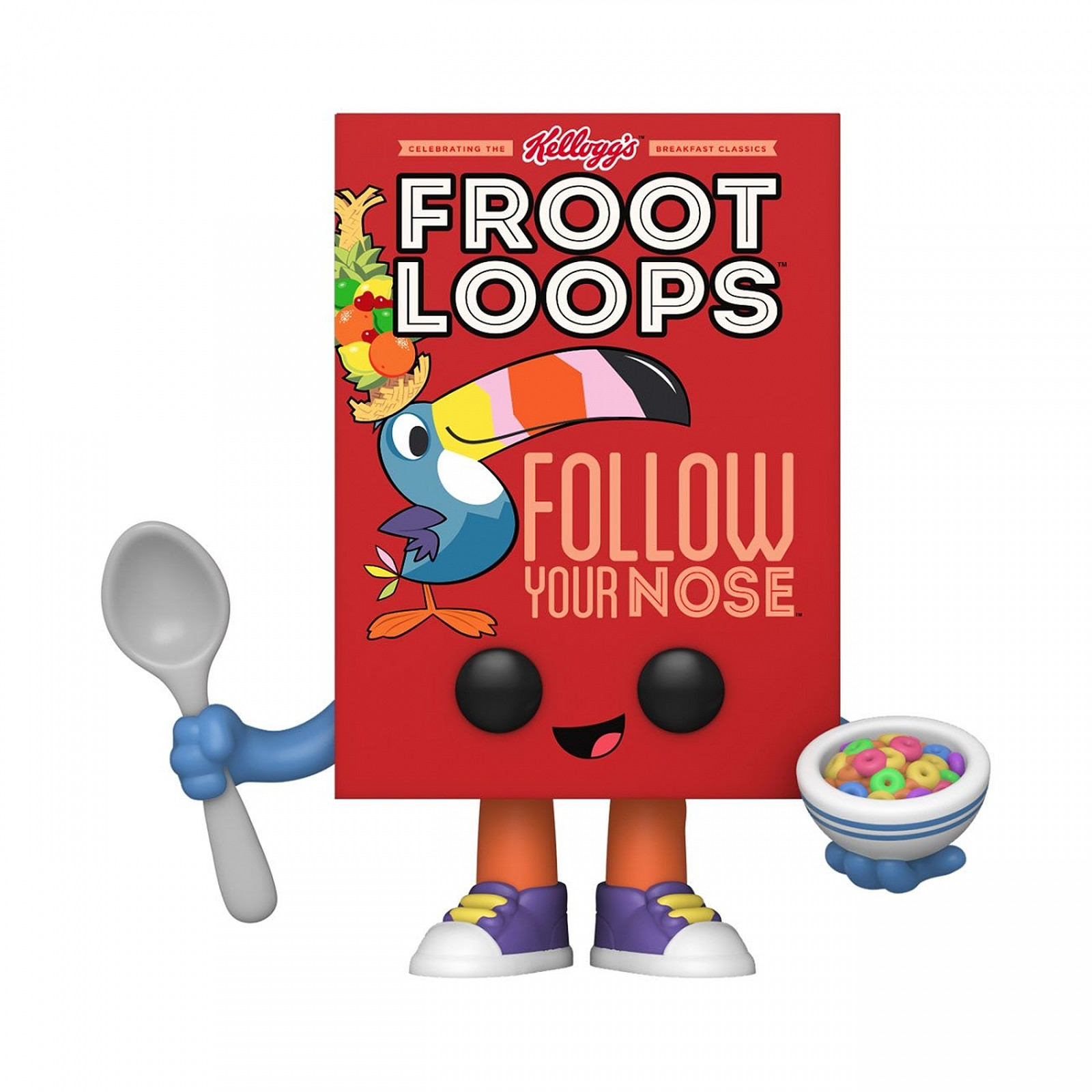 Kellogg's - Figurine POP! Froot Loops Cereal Box 9 cm - Figurines Funko