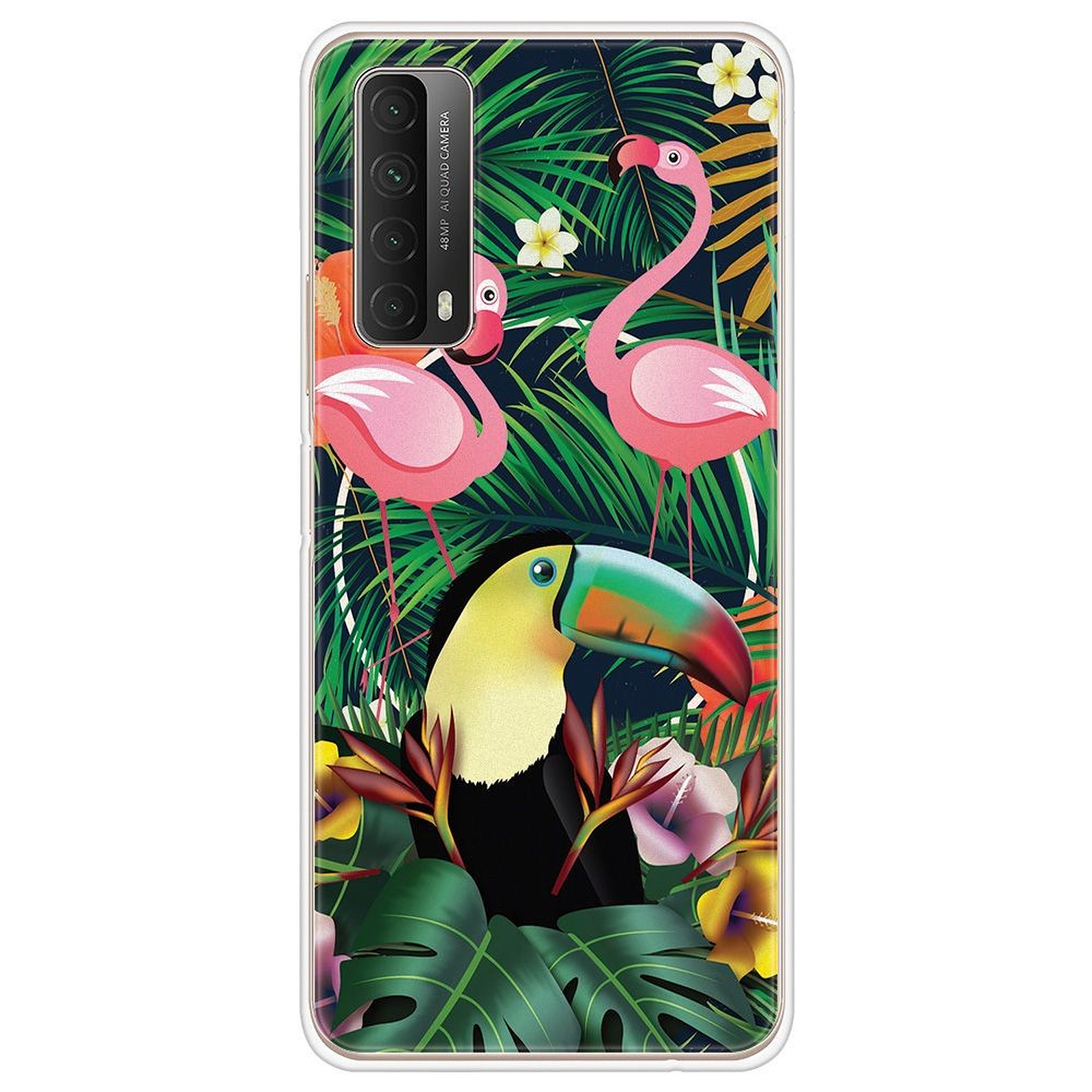 1001 Coques Coque silicone gel Huawei P Smart 2021 motif Tropical Toucan - Coque telephone 1001Coques