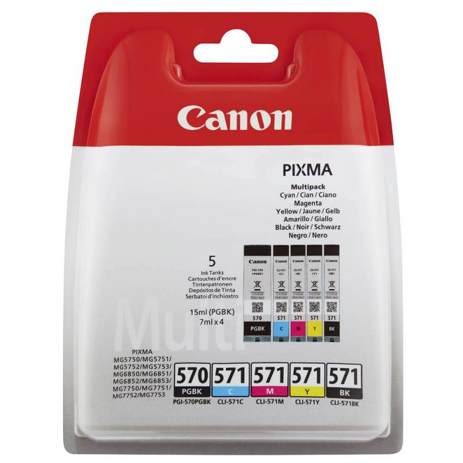 Canon PGI-570/CLI-571 BK/C/M/Y - Cartouche imprimante Canon