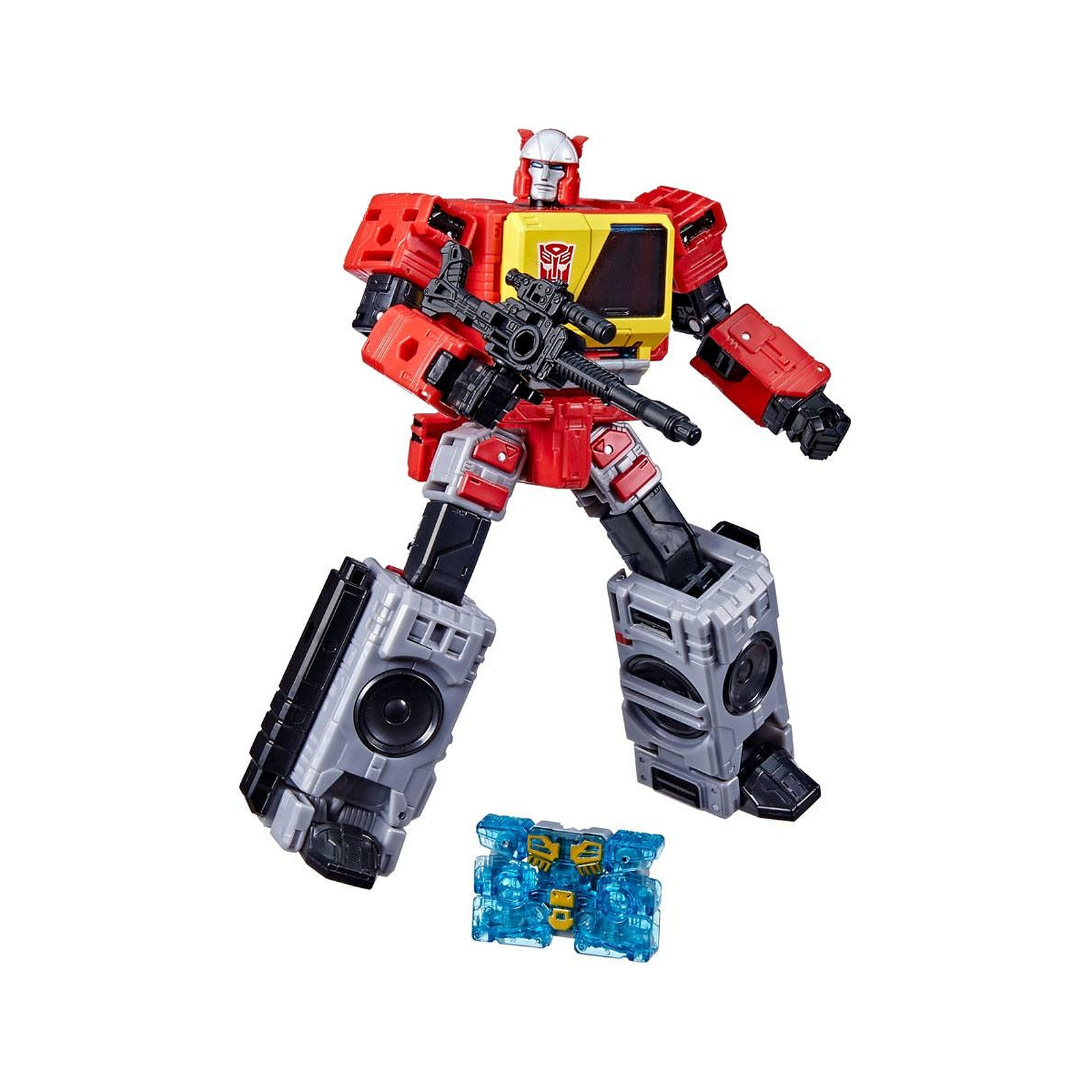 Transformers Generations Legacy Voyager - Figurine Autobot Blaster & Eject 9 cm - Figurines Hasbro