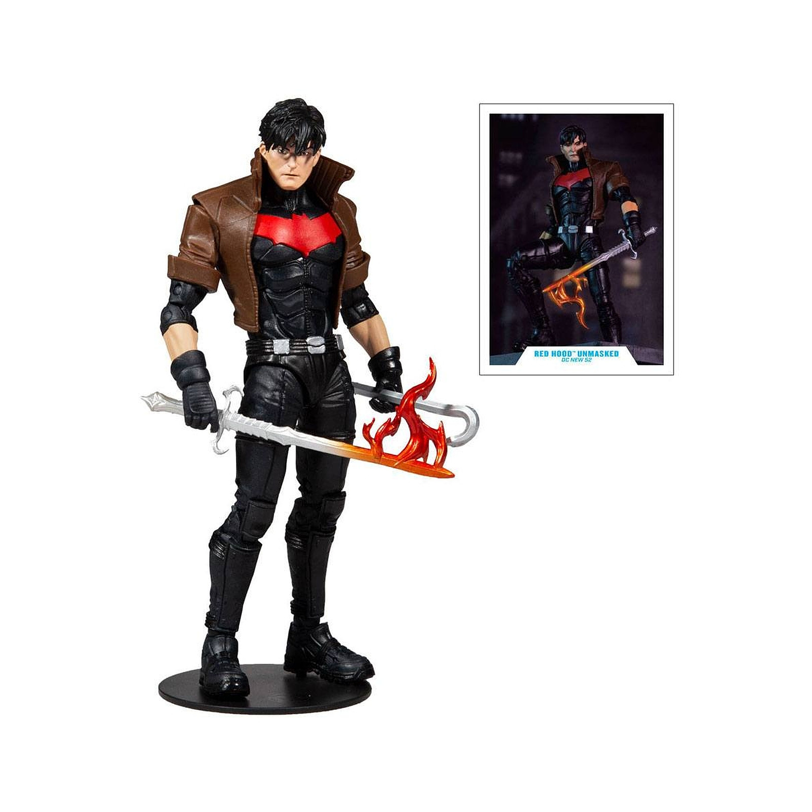 The New 52 DC Multiverse - Figurine Red Hood Unmasked (Gold Label) 18 cm - Figurines McFarlane Toys