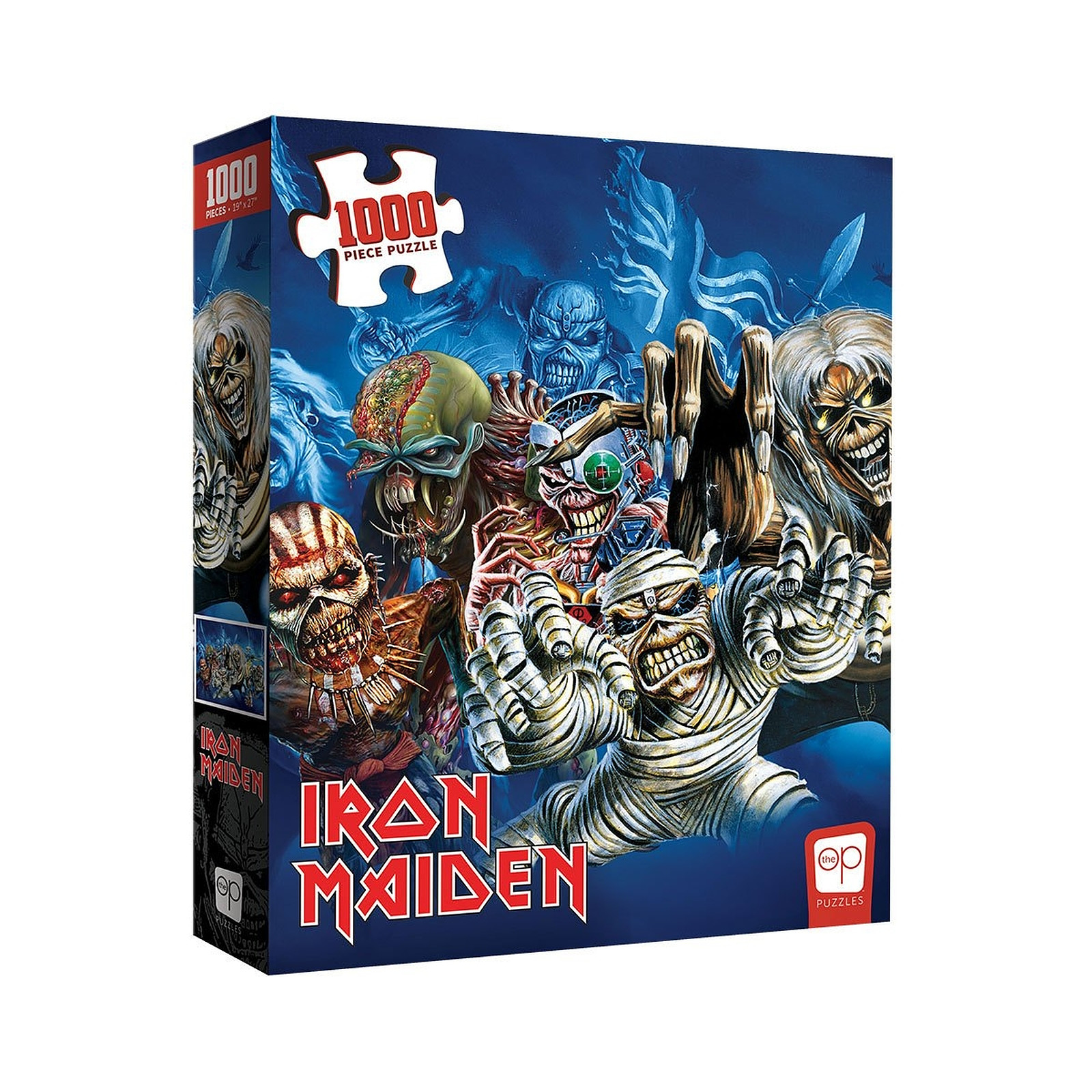 Iron Maiden - Puzzle The Faces of Eddie (1000 pièces) - Puzzle Usaopoly