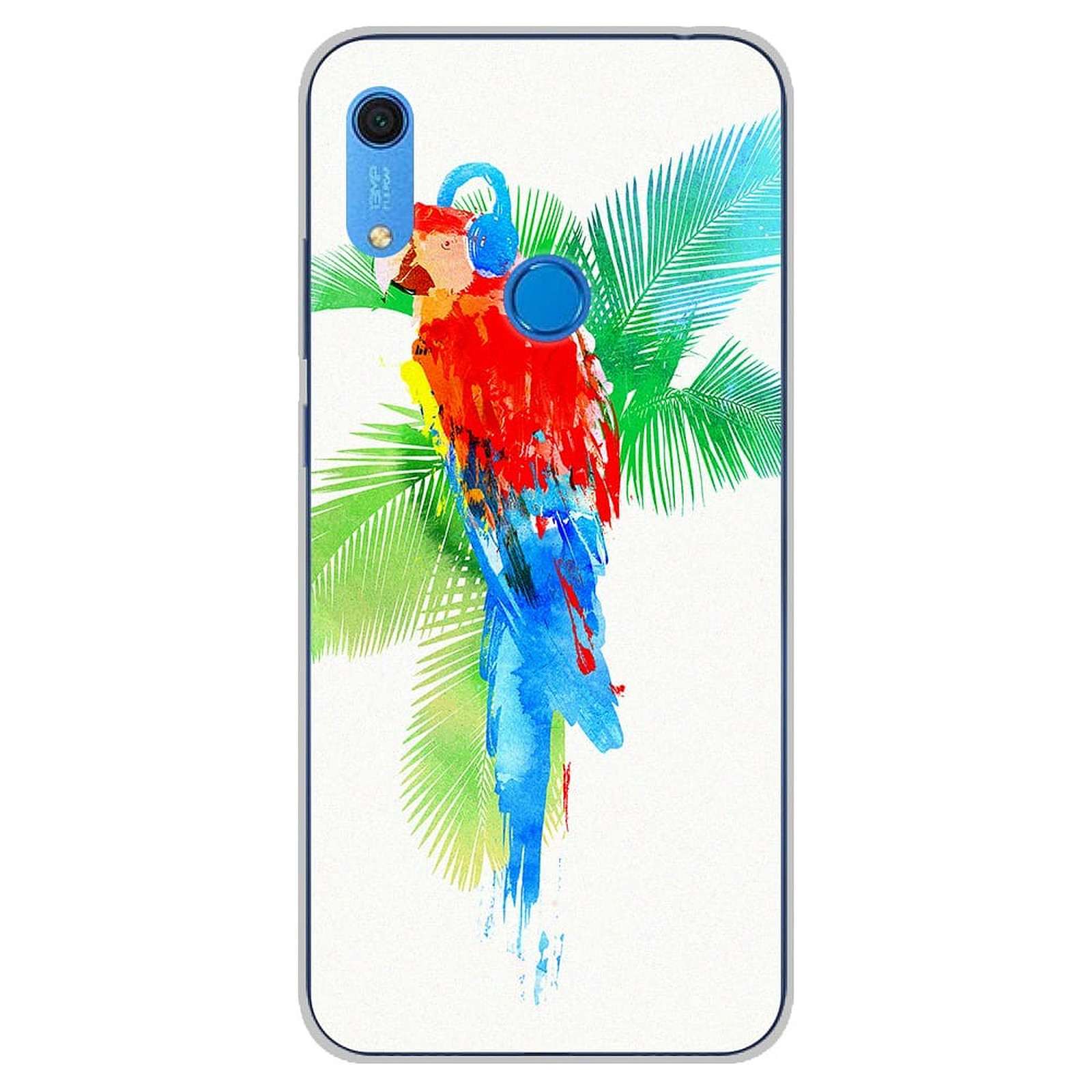 1001 Coques Coque silicone gel Huawei Y6S motif RF Tropical party - Coque telephone 1001Coques