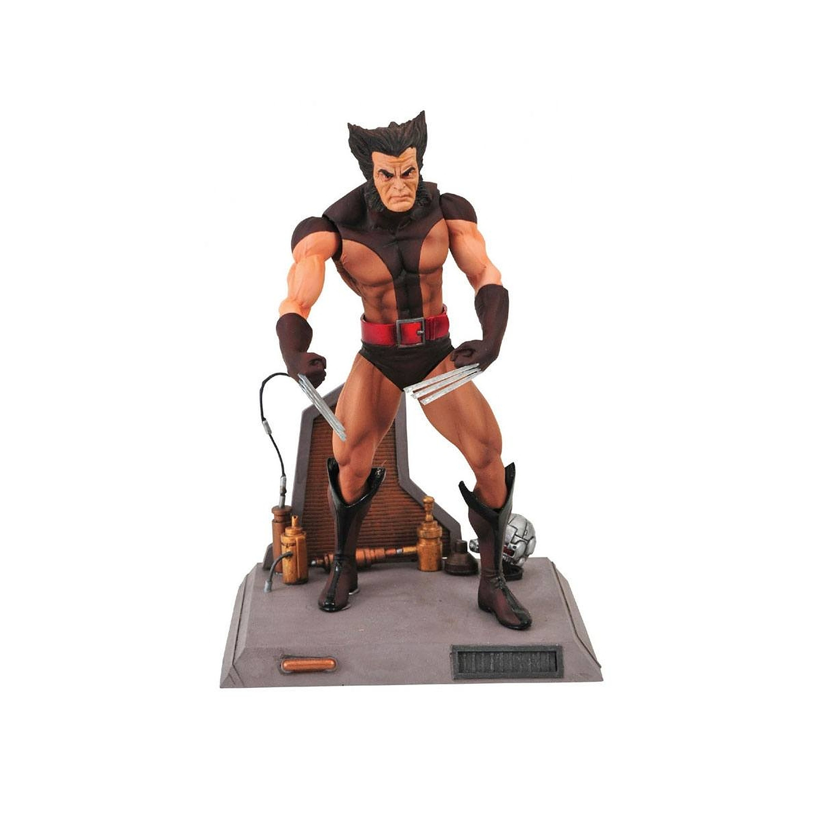Marvel Select - Figurine Unmasked Brown Costume Wolverine 18 cm - Figurines Diamond Select