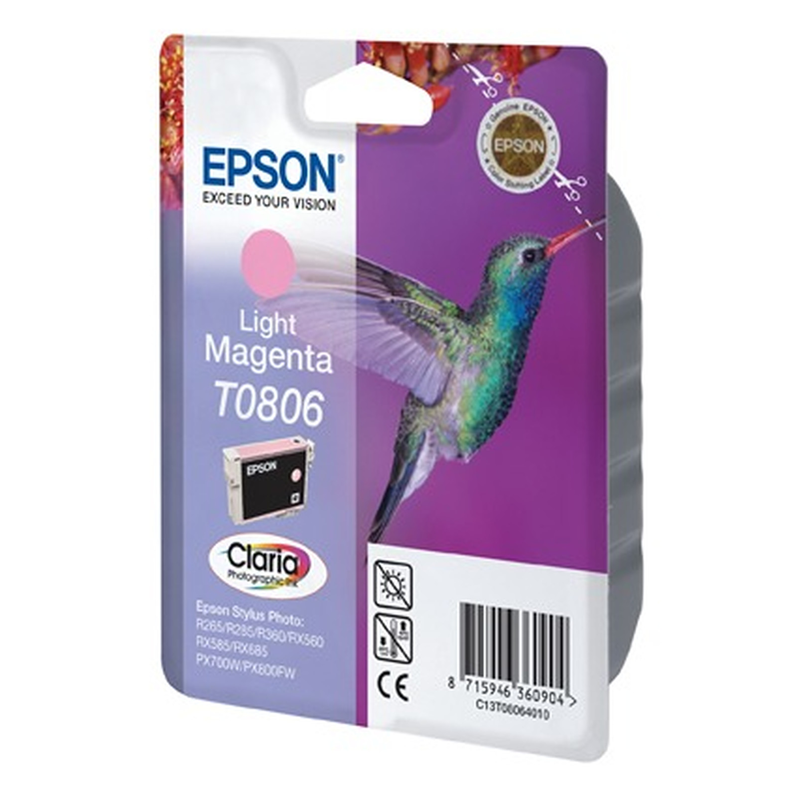 Epson T0806 - Cartouche imprimante Epson