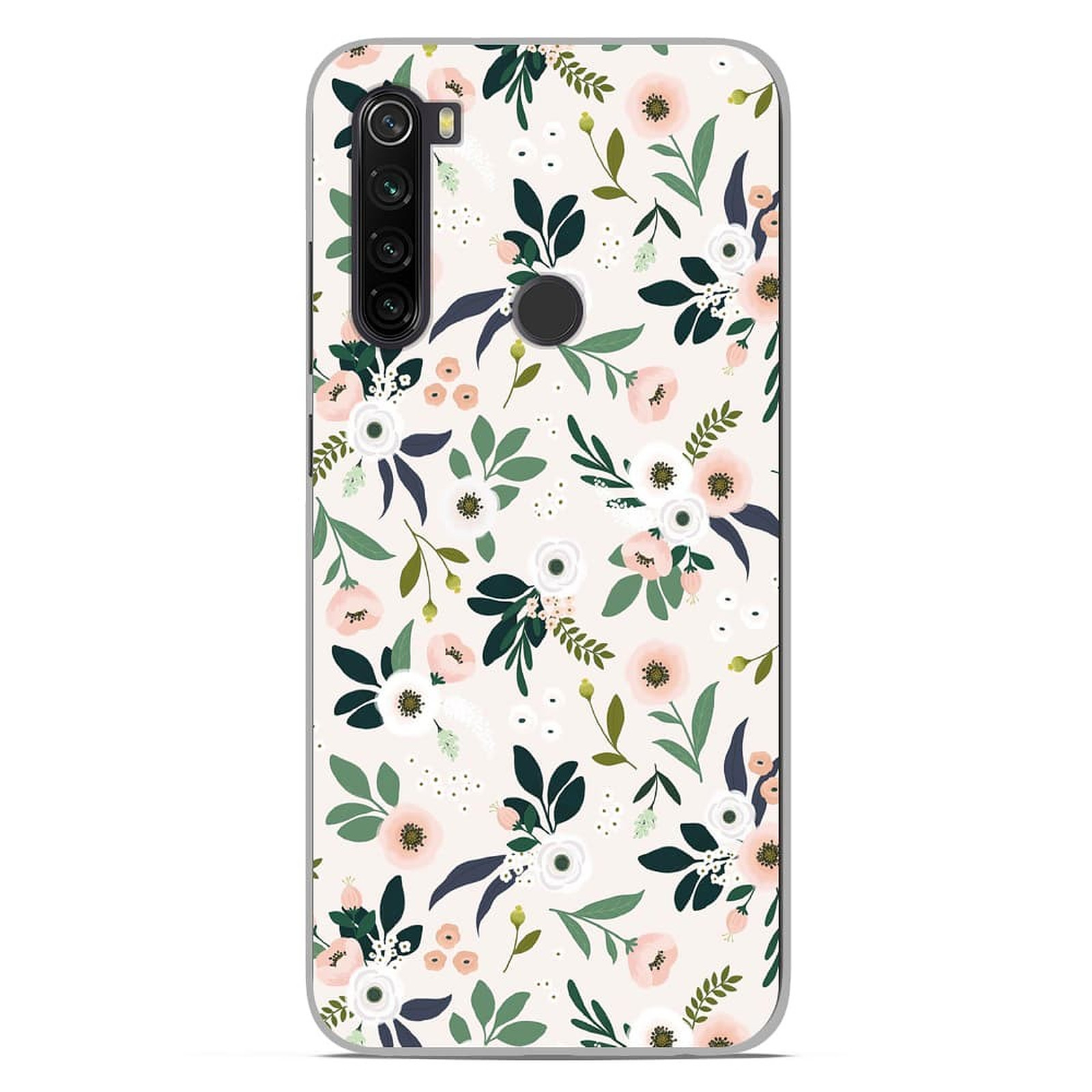1001 Coques Coque silicone gel Xiaomi Redmi Note 8 motif Flowers - Coque telephone 1001Coques