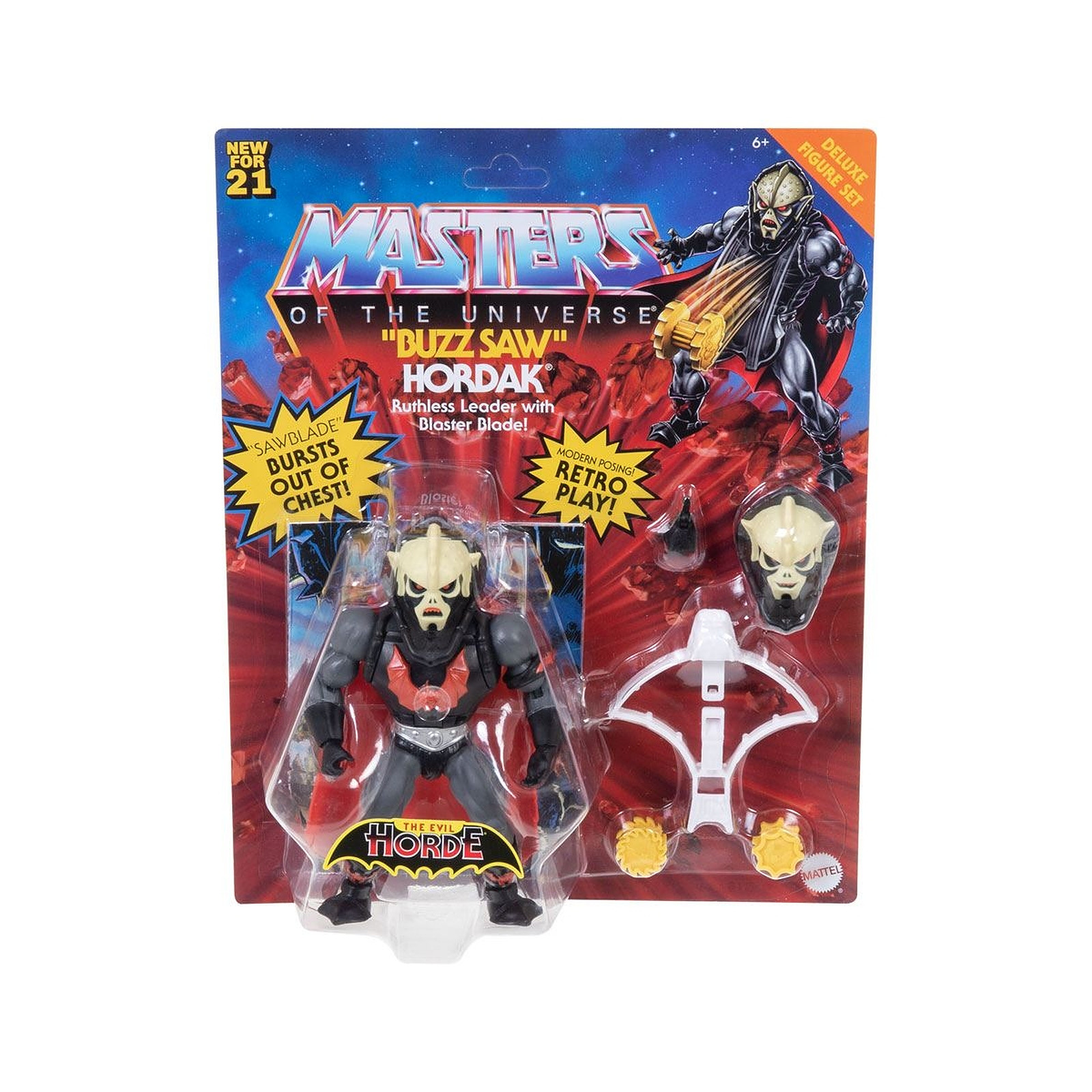 Les Maitres de l'Univers - Figurine Deluxe 2021 Buzz Saw Hordak 14 cm - Figurines Mattel