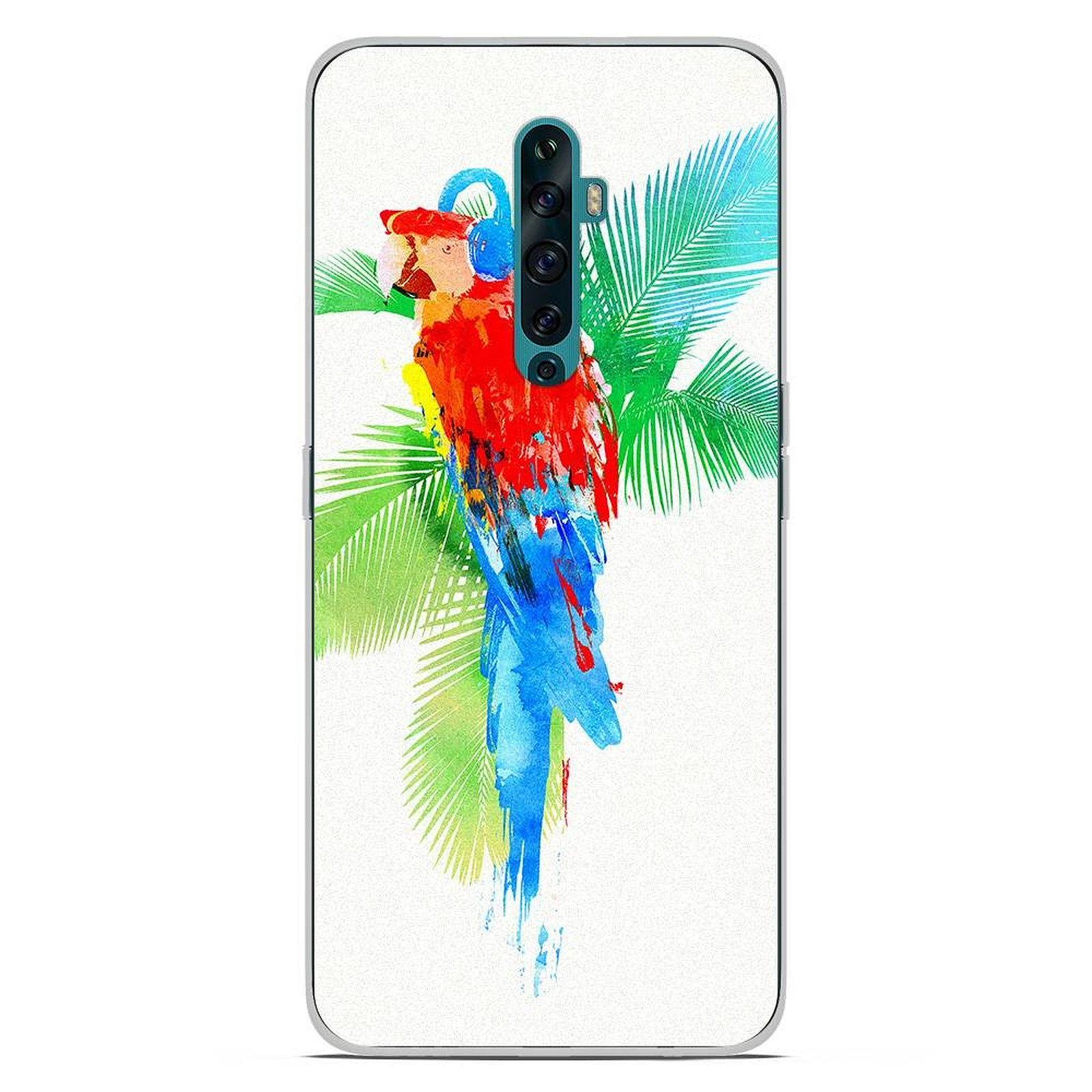 1001 Coques Coque silicone gel Oppo Reno 2Z motif RF Tropical party - Coque telephone 1001Coques