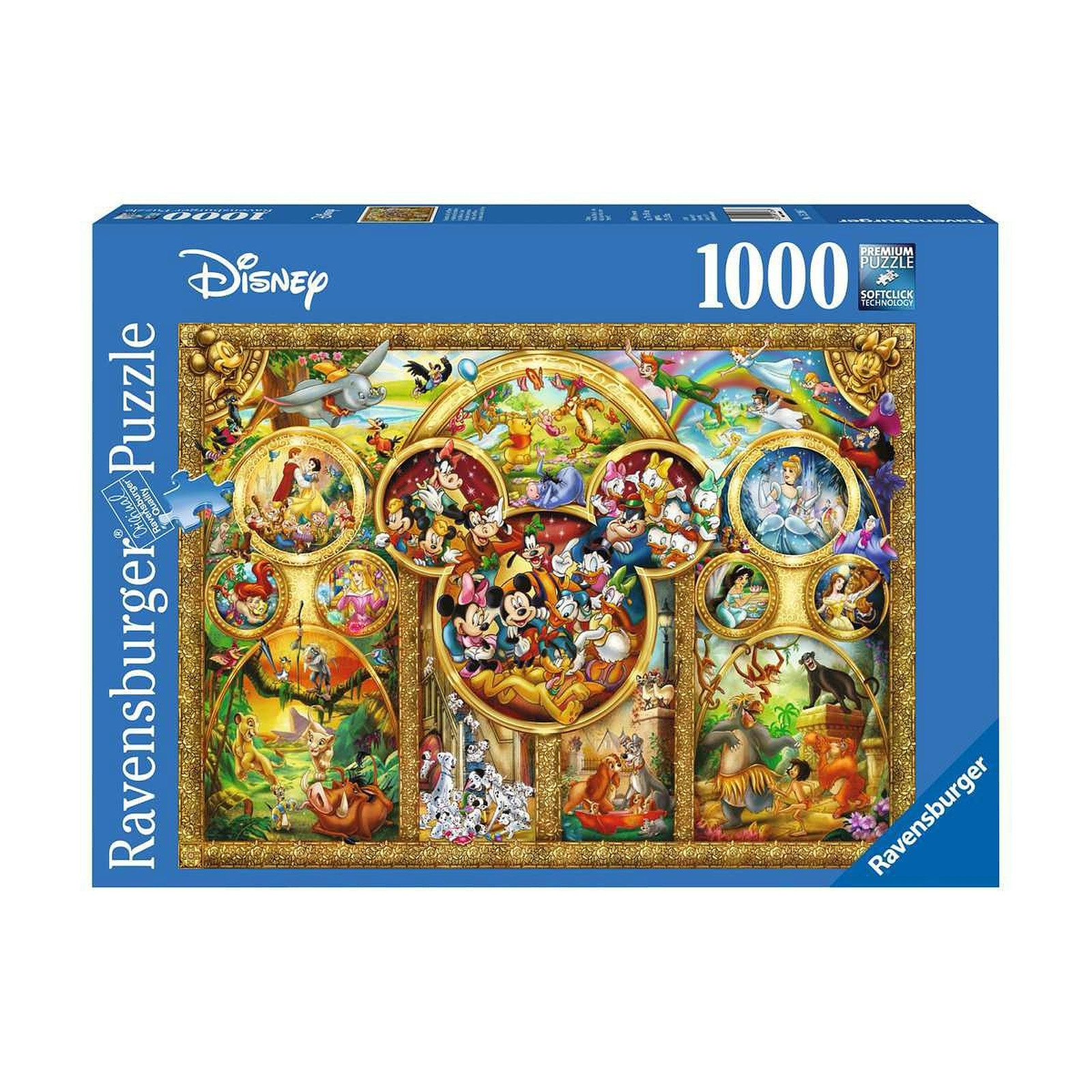 Disney - Puzzle Les plus beaux thèmes (1000 pièces) - Puzzle Ravensburger