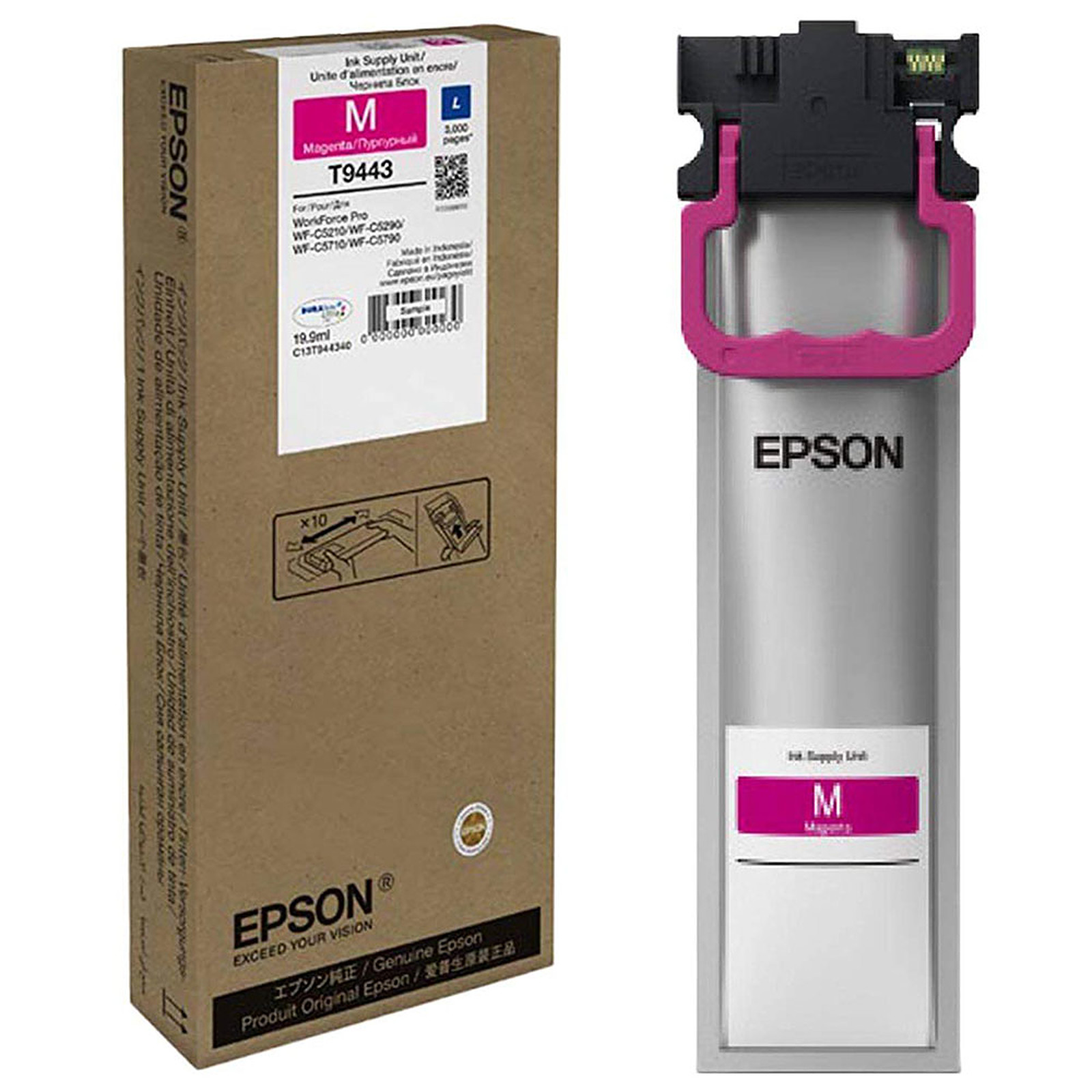 Epson WF-C5XXX Series Ink Cartridge L Magenta (C13T944340) - Cartouche imprimante Epson
