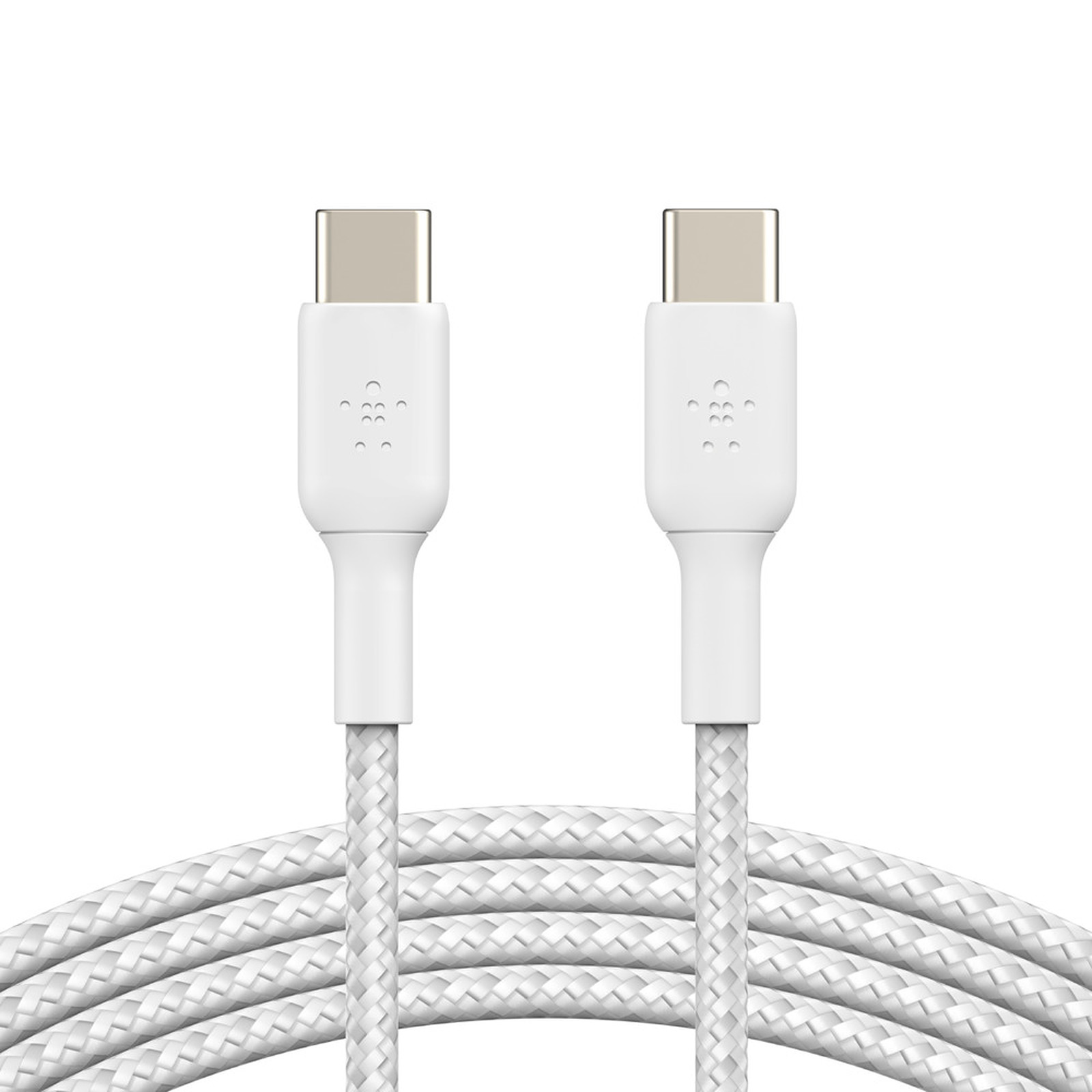 Belkin Cable USB-C vers USB-C renforce (blanc) - 1 m - USB Belkin