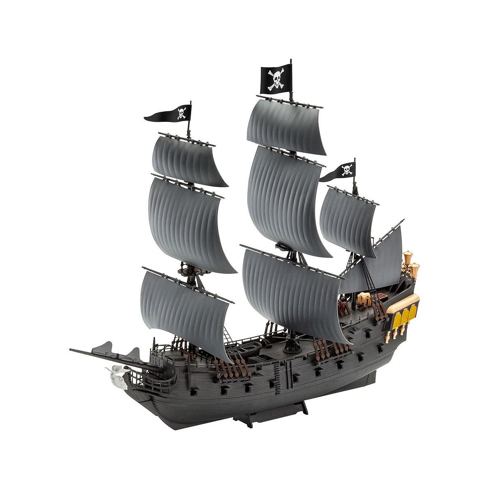 Pirates des Caraa¯bes La Vengeance de Salazar - Maquette Easy-Click 1/150 Black Pearl 26 cm - Figurines Revell