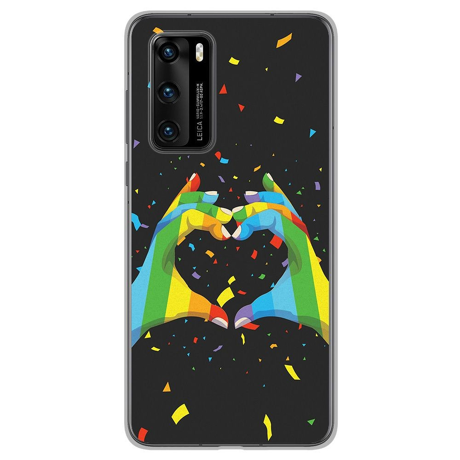 1001 Coques Coque silicone gel Huawei P40 motif LGBT - Coque telephone 1001Coques