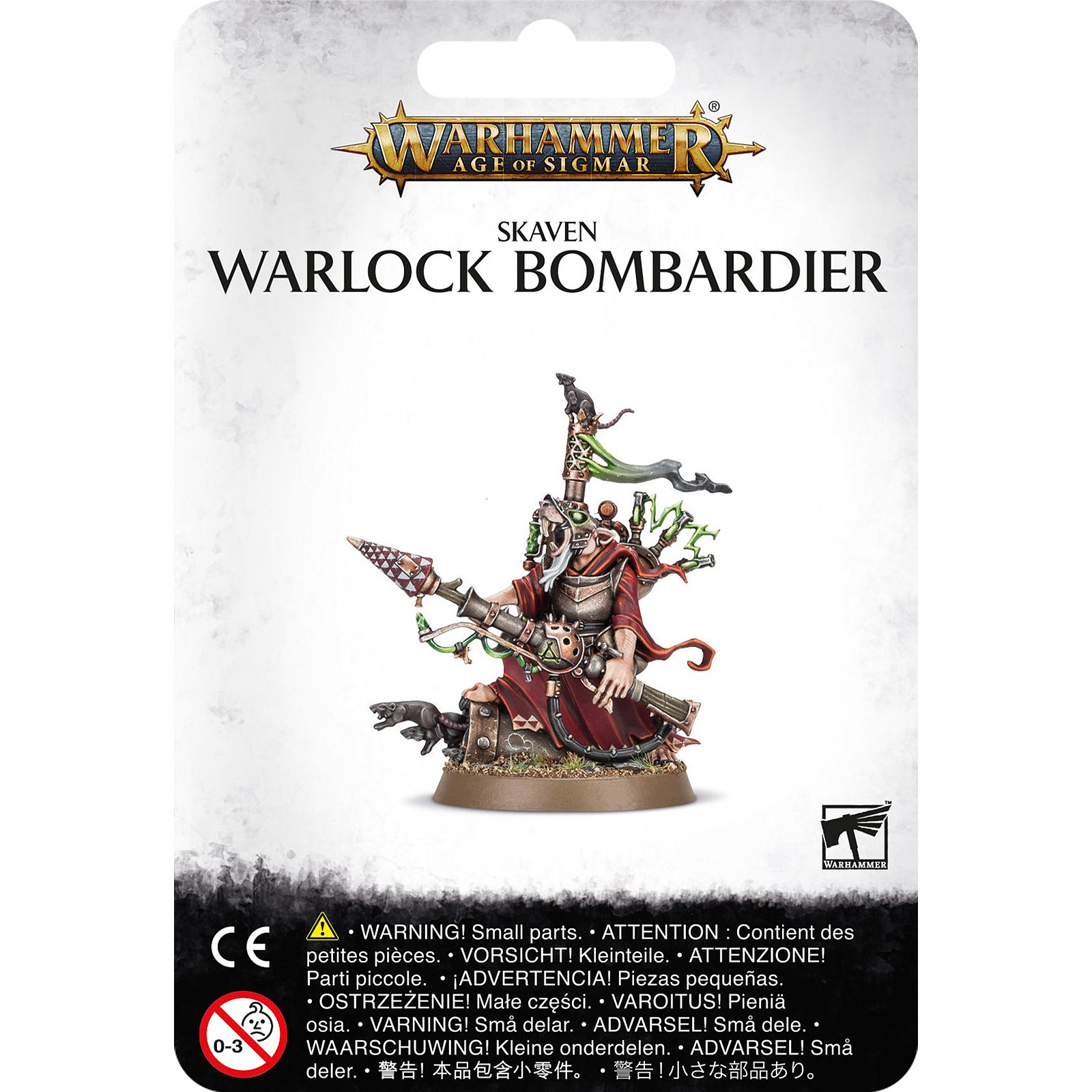 Warhammer AoS - Skaven Warlock Bombardier - Jeux de figurines Games workshop