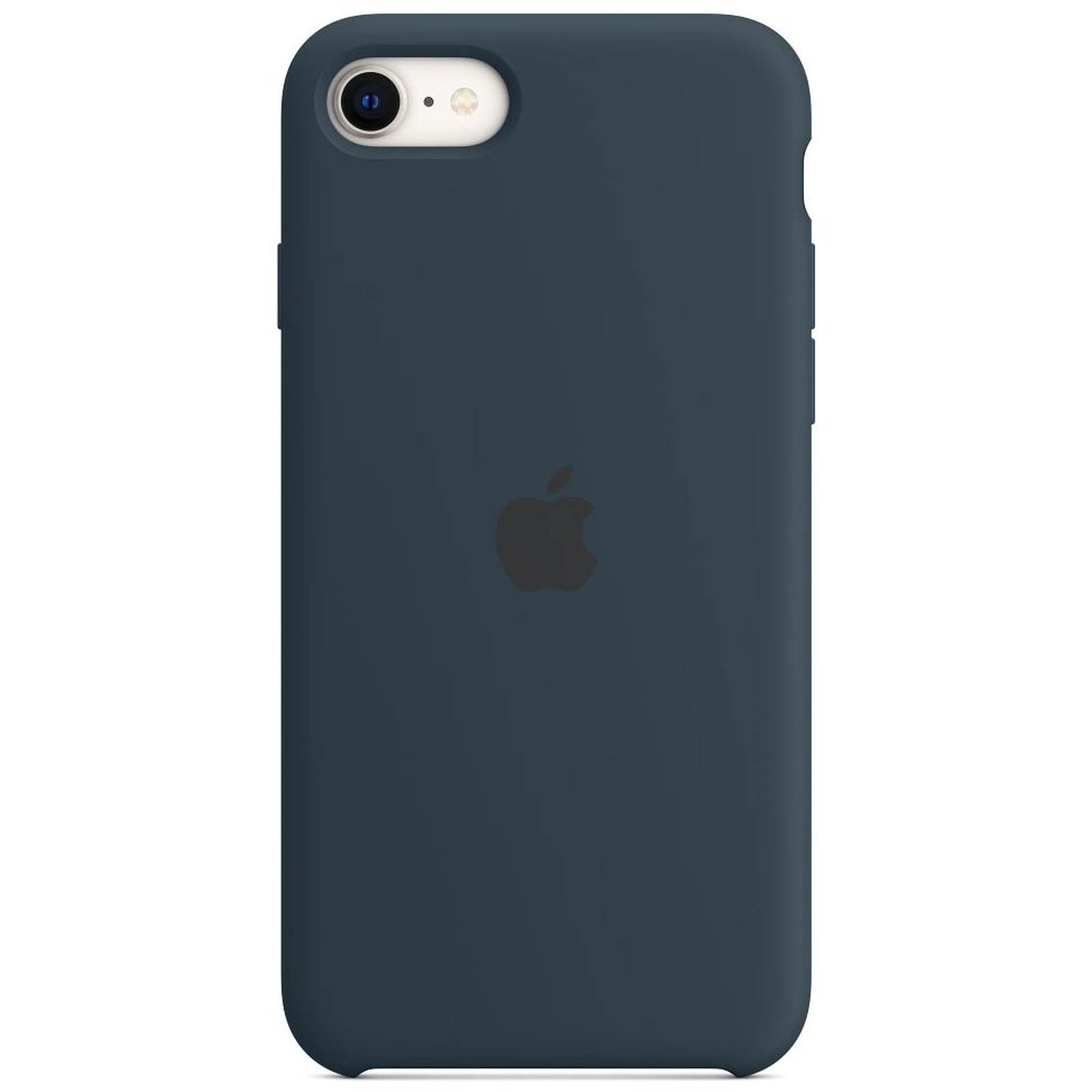 Apple Coque en silicone Bleu Abysse Apple iPhone SE (2022) - Coque telephone Apple