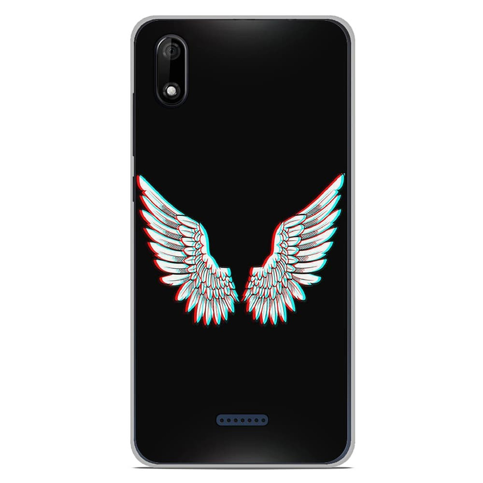 1001 Coques Coque silicone gel Wiko Y50 motif Ailes d'Ange - Coque telephone 1001Coques