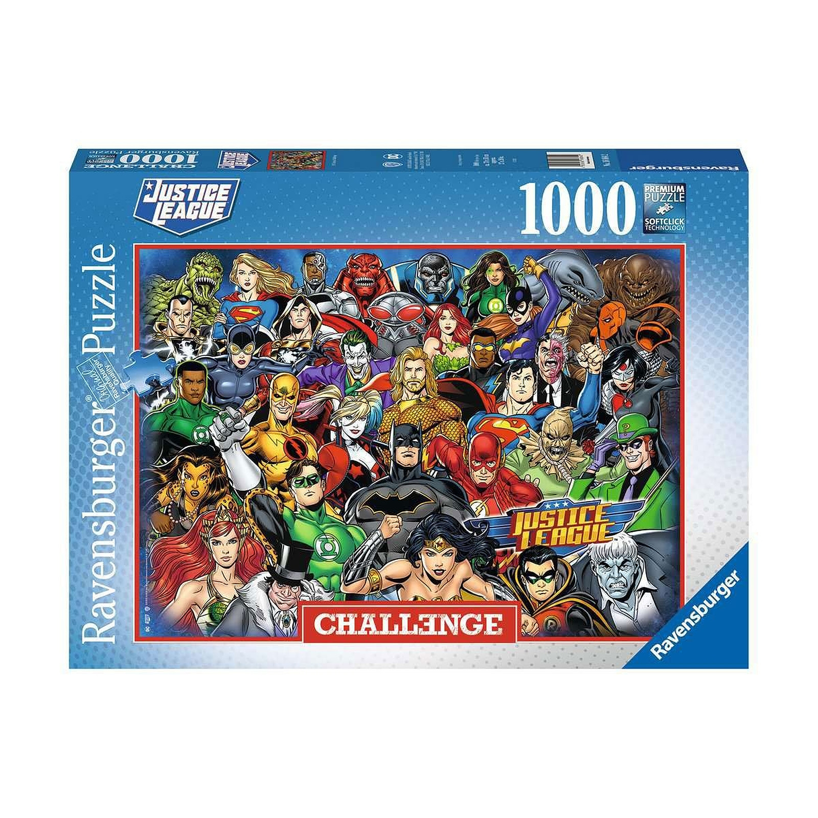 DC Comics - Puzzle Challenge Justice League (1000 pièces) - Puzzle Ravensburger