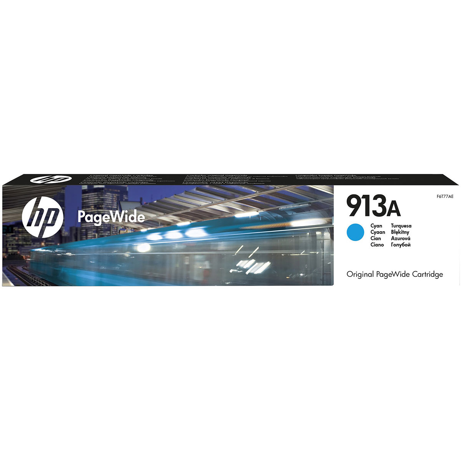 HP PageWide 913A (F6T77AE) - Cyan - Cartouche imprimante HP
