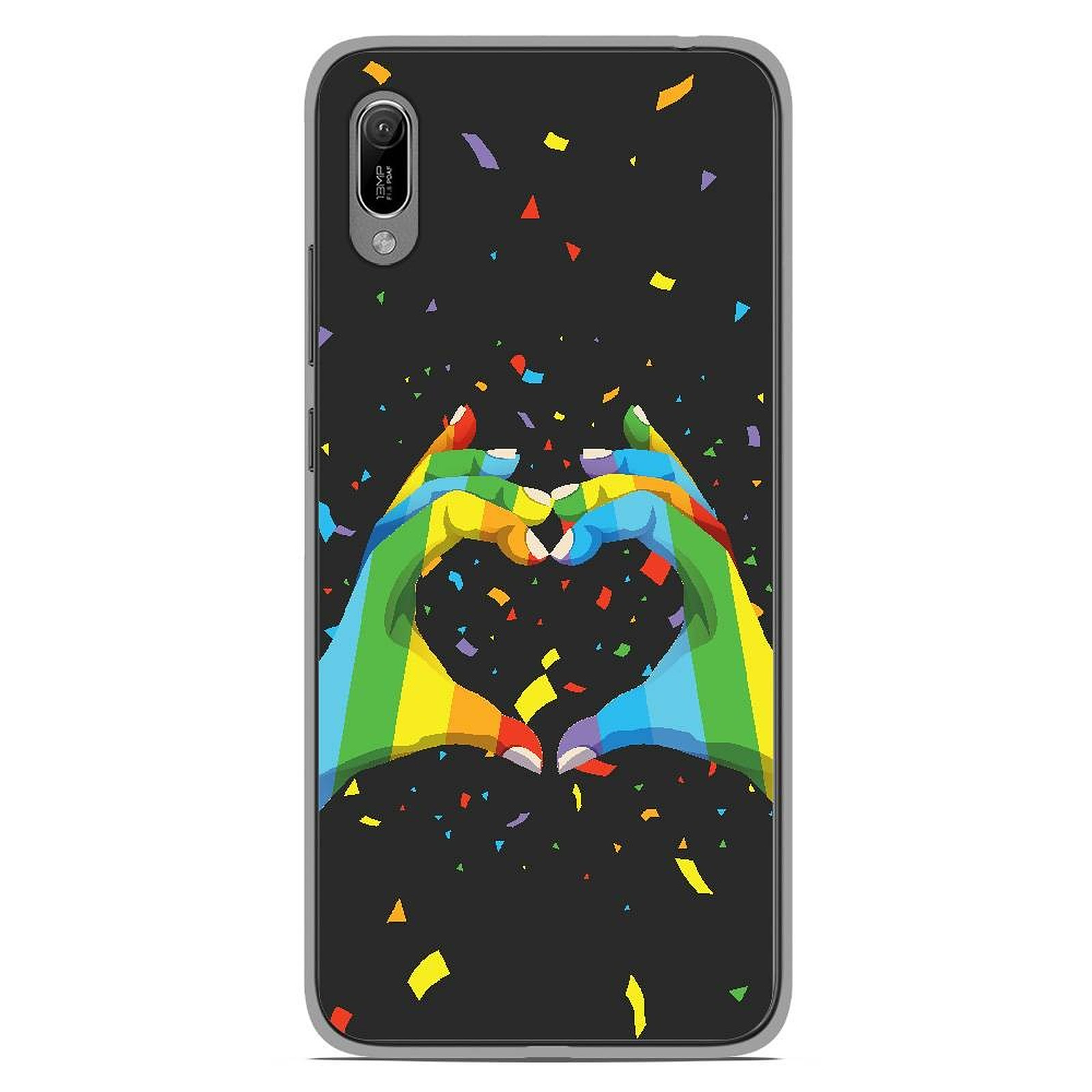 1001 Coques Coque silicone gel Huawei Y6 2019 motif LGBT - Coque telephone 1001Coques
