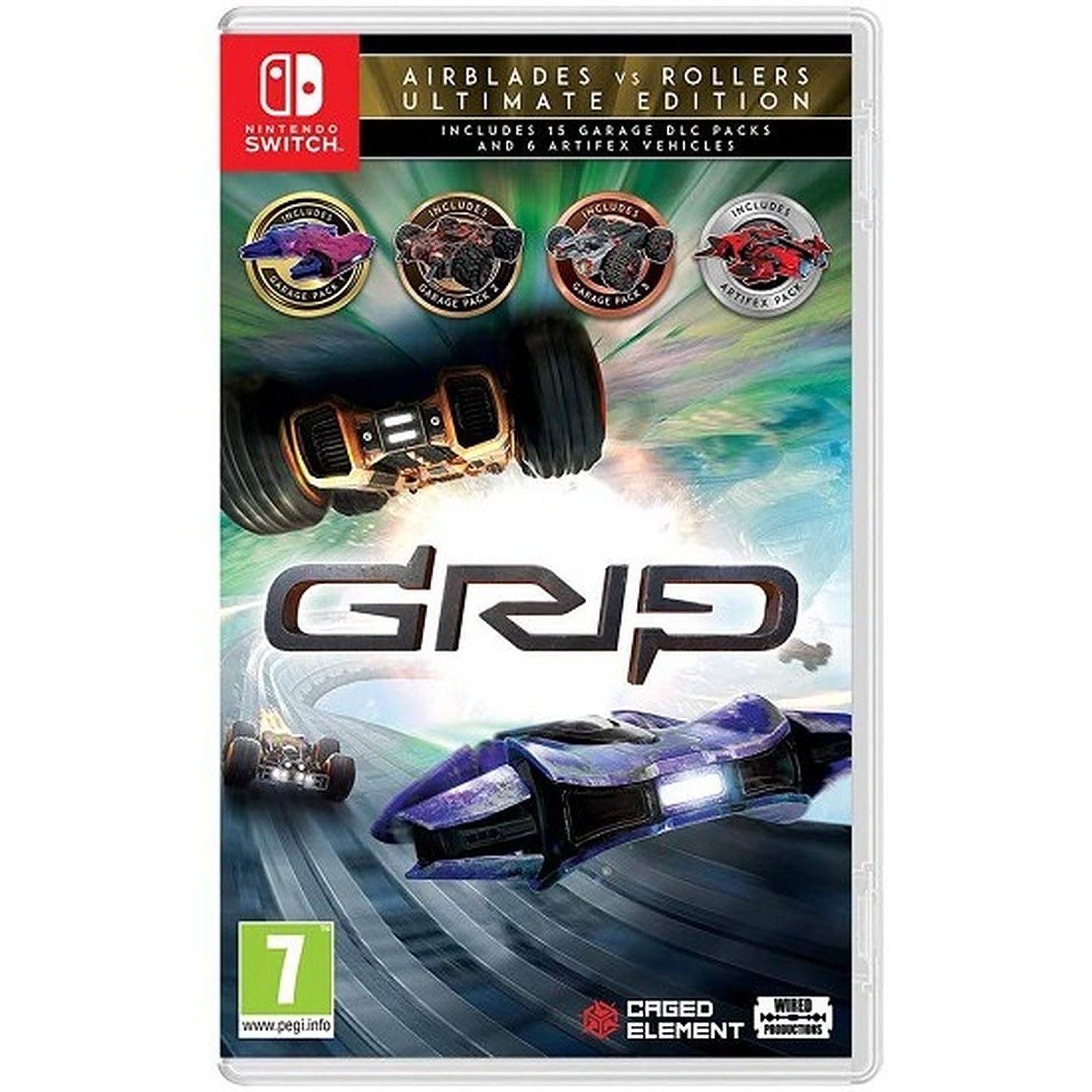 GRIP Combat Racing Roller VS Airblades Ultimate Edition (SWITCH) - Jeux Nintendo Switch Just For Games