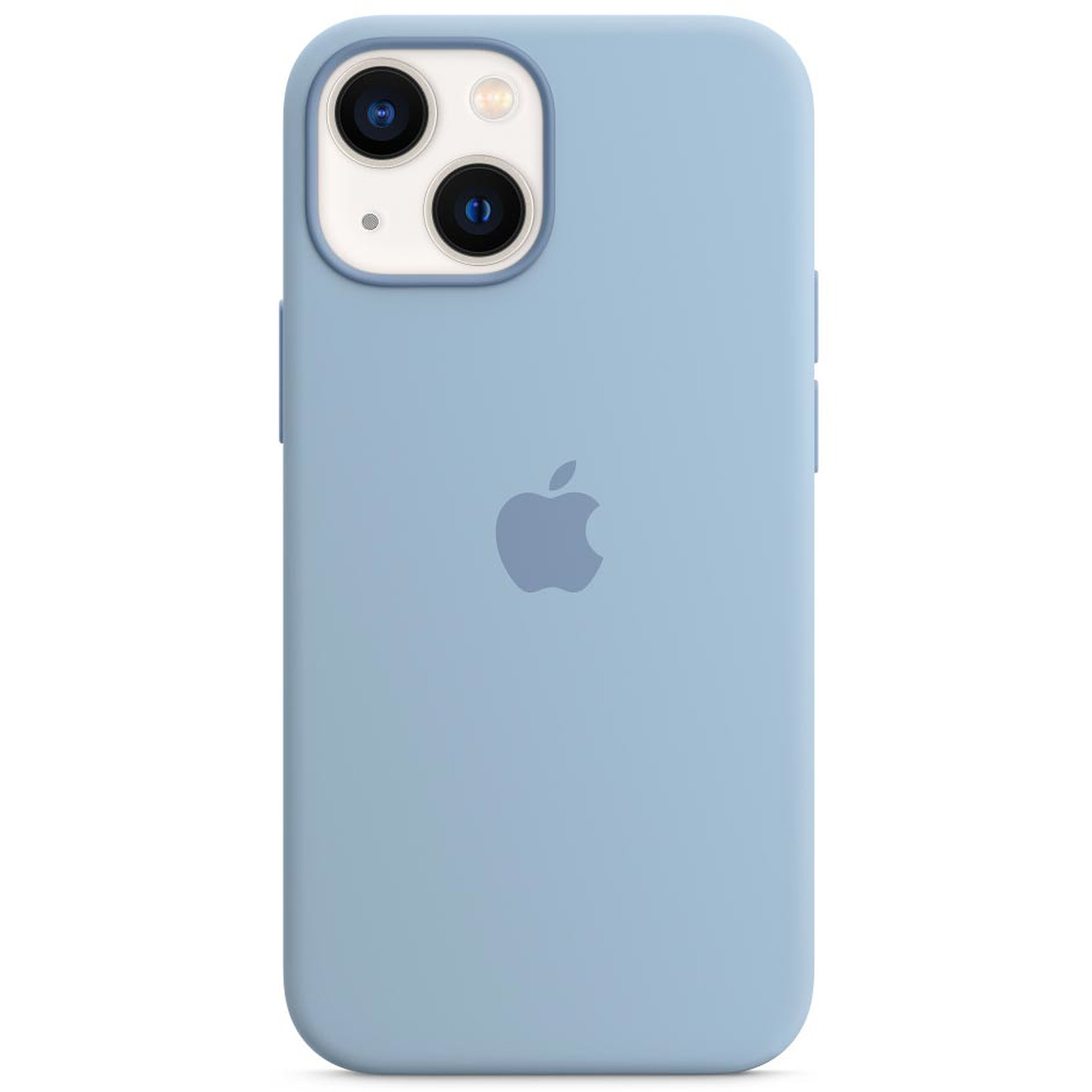 Apple Silicone Case with MagSafe Bleu Brume Apple iPhone 13 mini - Coque telephone Apple