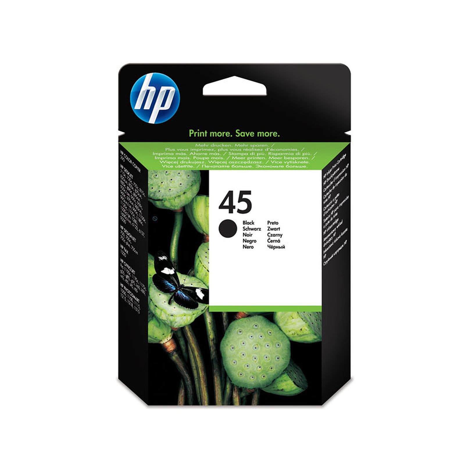 HP 45 (51645AE) - Noir - Cartouche imprimante HP