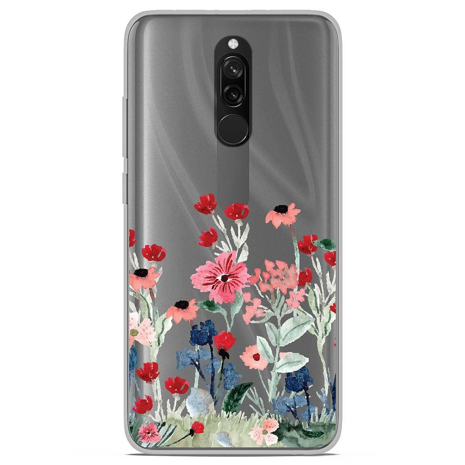 1001 Coques Coque silicone gel Xiaomi Redmi 7 motif Printemps en fleurs - Coque telephone 1001Coques