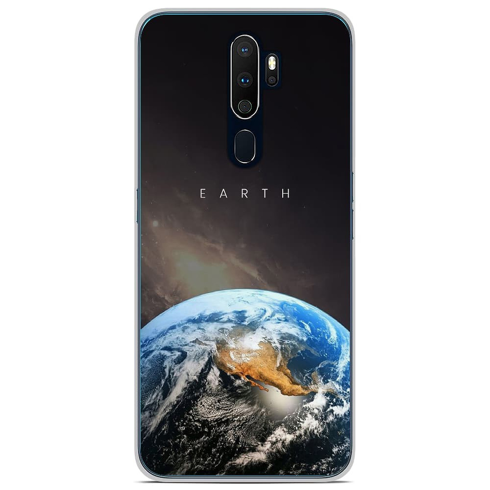 1001 Coques Coque silicone gel Oppo A9 2020 motif Earth - Coque telephone 1001Coques